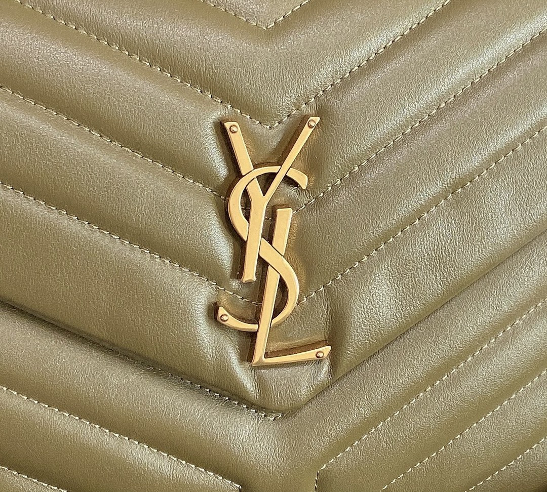 YSL LOULOU MEDIUM IN QUILTED LEATHER 12.5 X 8.6 X 3.5 INCHES - Image 7