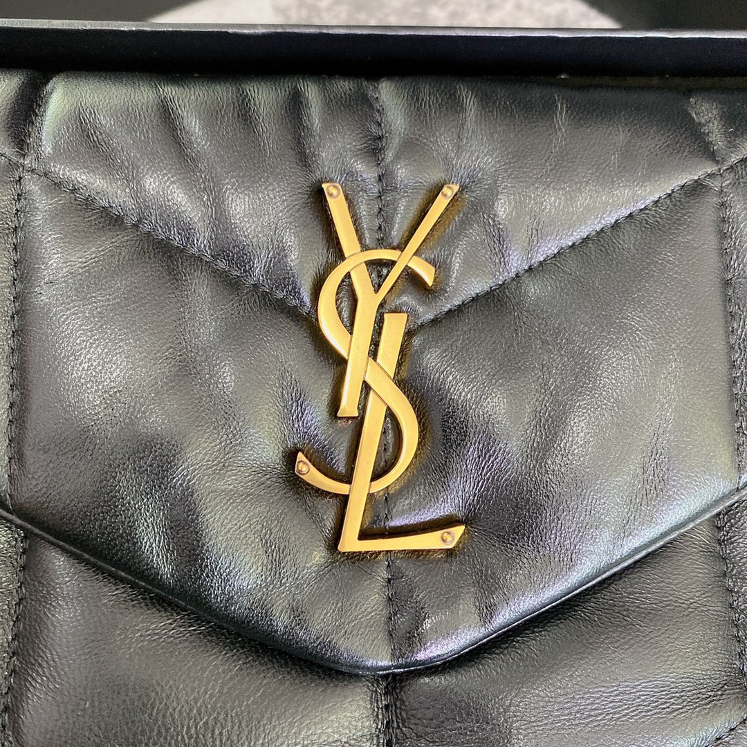YSL PUFFER SMALL IN NAPPA LEATHER BLACK 11.4 X 6.6 X 4.3 INCHES - Image 7