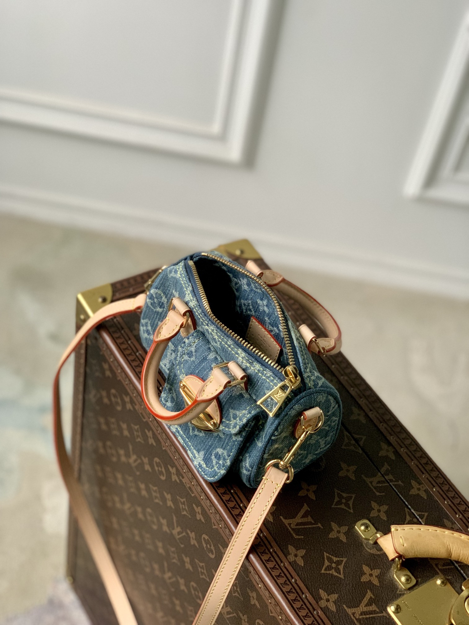 LOUIS VUITTON Nano Speedy M82950 (16*10*7.5cm) - Image 8