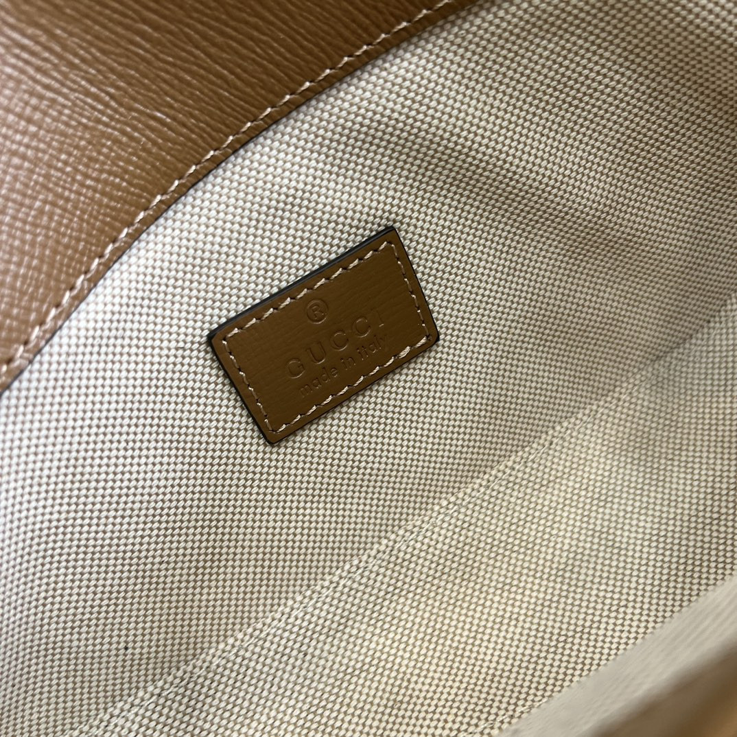 GUCCI HORSEBIT 1955 MINI SHOULDER BAG BROWN 7.7 x 5-3.1 x 2.4-1.2 - Image 10