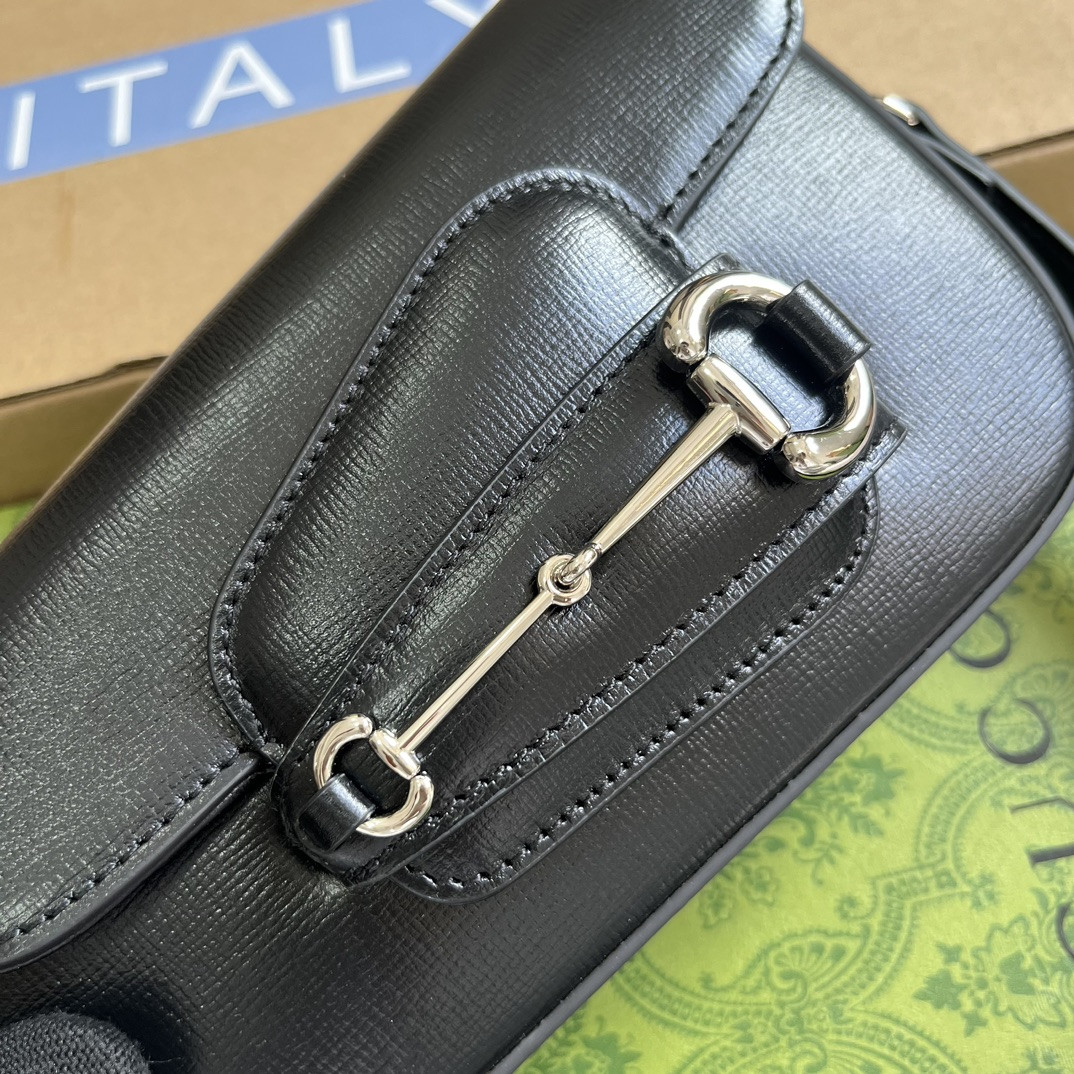 GUCCI HORSEBIT 1955 MINI SHOULDER BAG 7.7 x 5-3.1 x 2.4-1.2 - Image 6