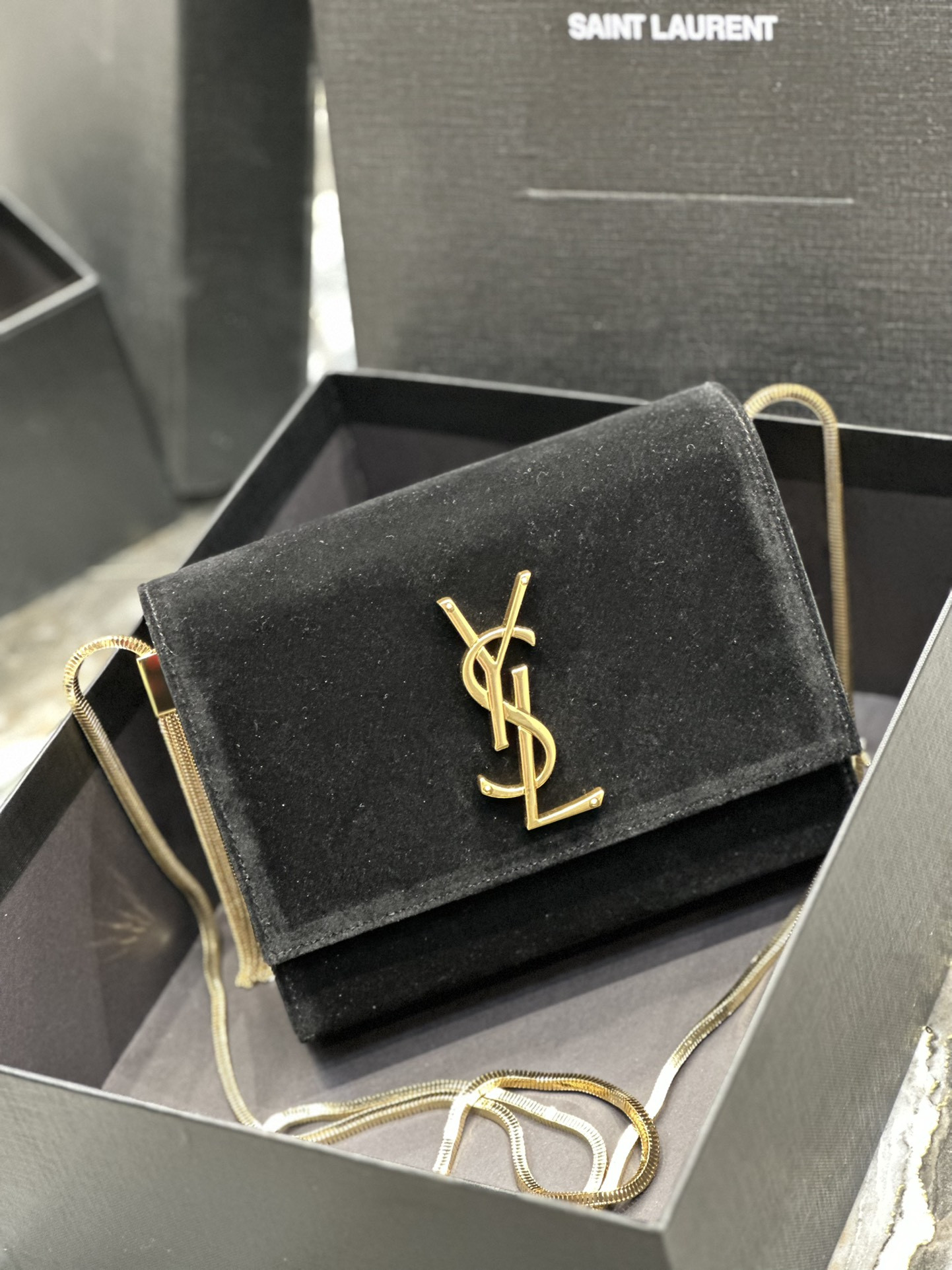 YSL KATE SMALL IN black 7.8 X 4.9 X 1.9 INCHES - Image 3