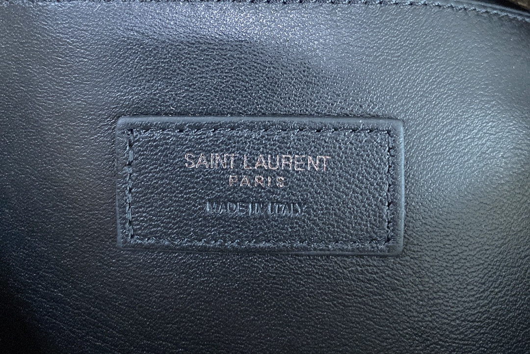 YSL NIKI BABY IN VINTAGE LEATHER DARK BEIGE 8.2 X 6 X 2.9 INCHES - Image 15