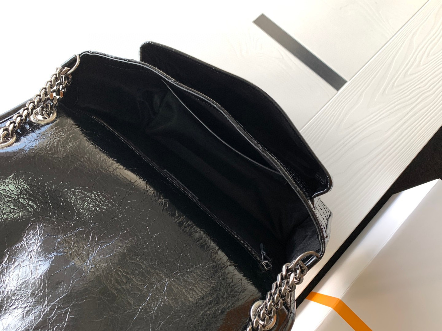 YSL NIKI LARGE IN VINTAGE LEATHER 12.5 X 9 X 3.5 INCHES - Image 9