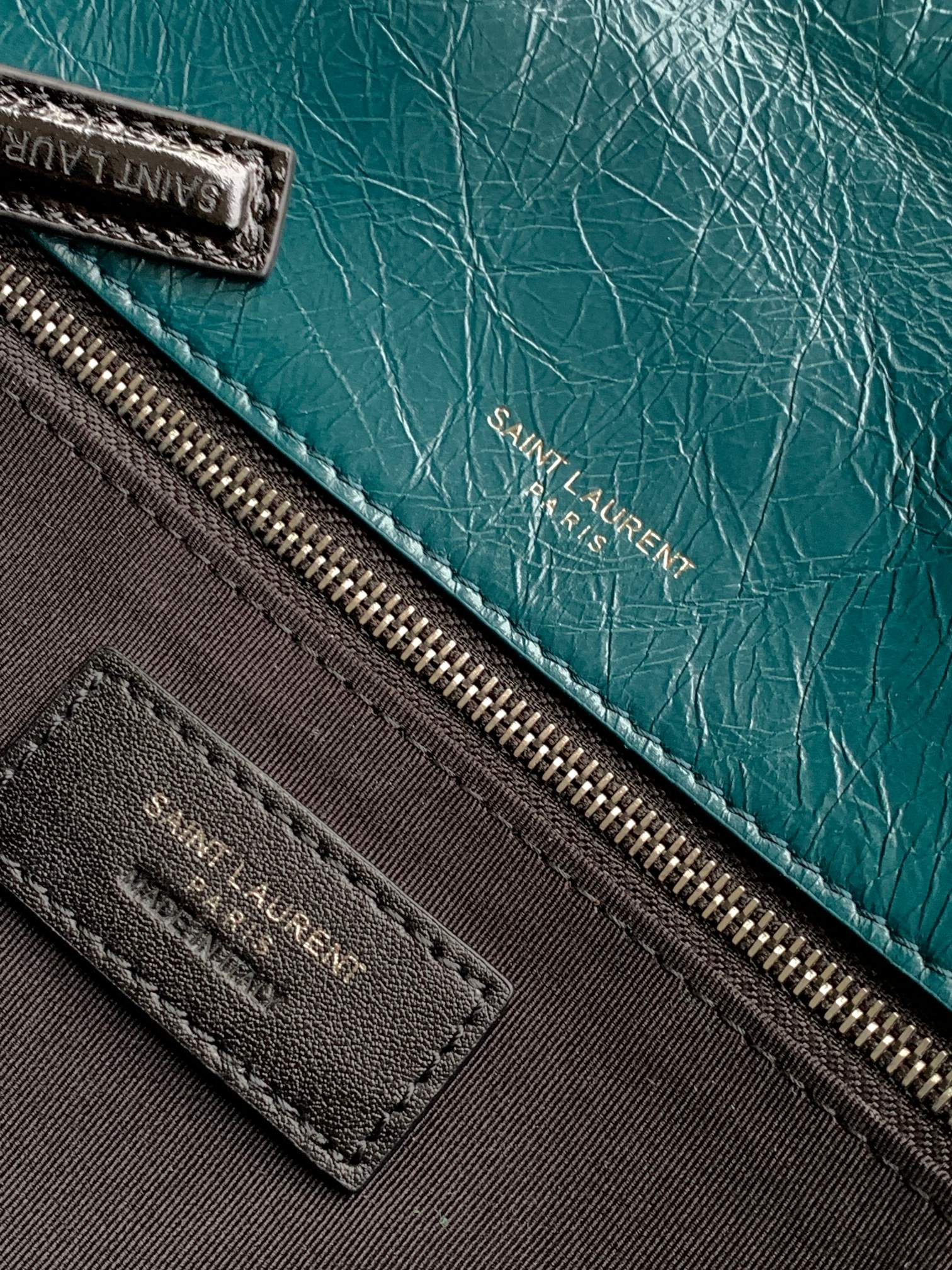 YSL NIKI MEDIUM IN VINTAGE LEATHER 11 X 7.8 X 3.3 INCHES - Image 10