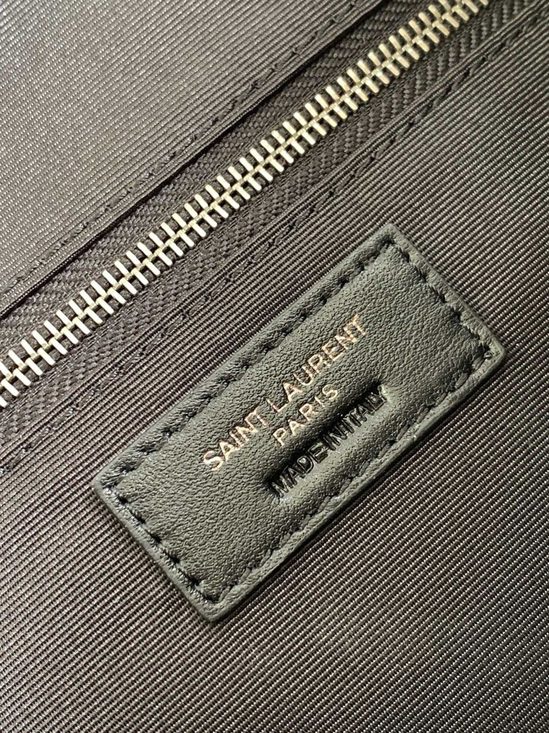 YSL NIKI SHOPPING IN VINTAGE LEATHER BEIGE 12.9 X 10.6 X 4.5 INCHES - Image 9