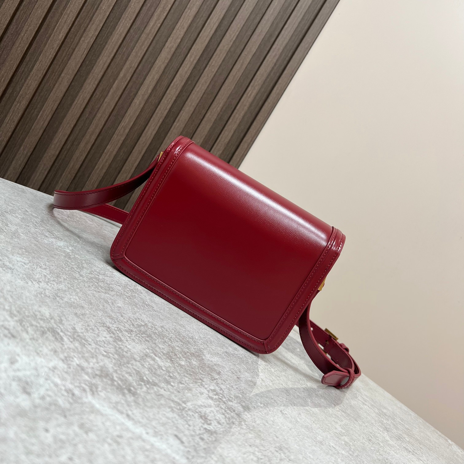 YSL SOLFERINO SMALL SATCHEL IN BOX SAINT LAURENT RED 7.4 X 5.1 X 1.9 INCHES - Image 3
