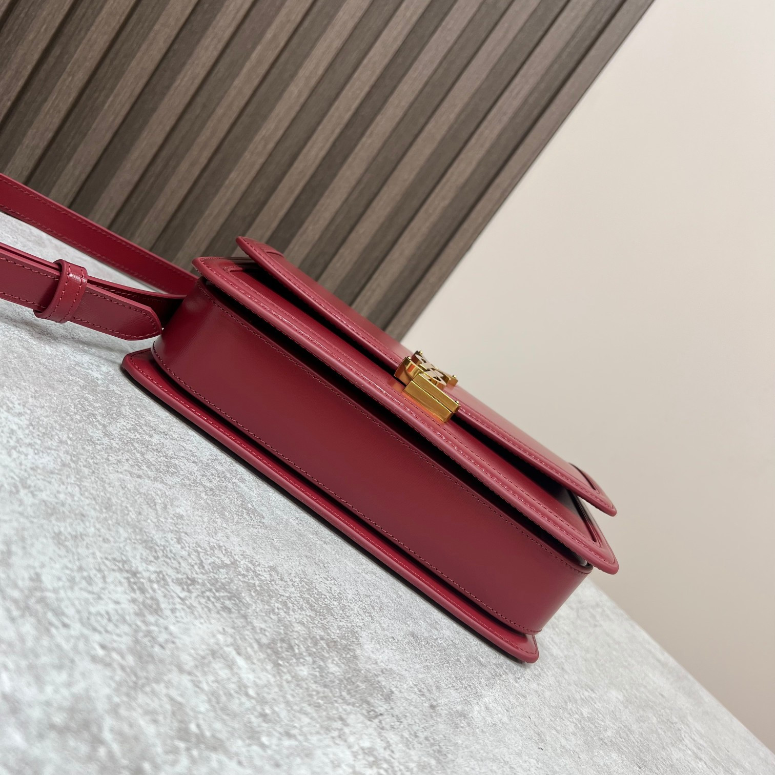 YSL SOLFERINO MEDIUM SATCHEL IN BOX SAINT LAURENT RED 9.1 X 6.3 X 2.4 INCHES - Image 5