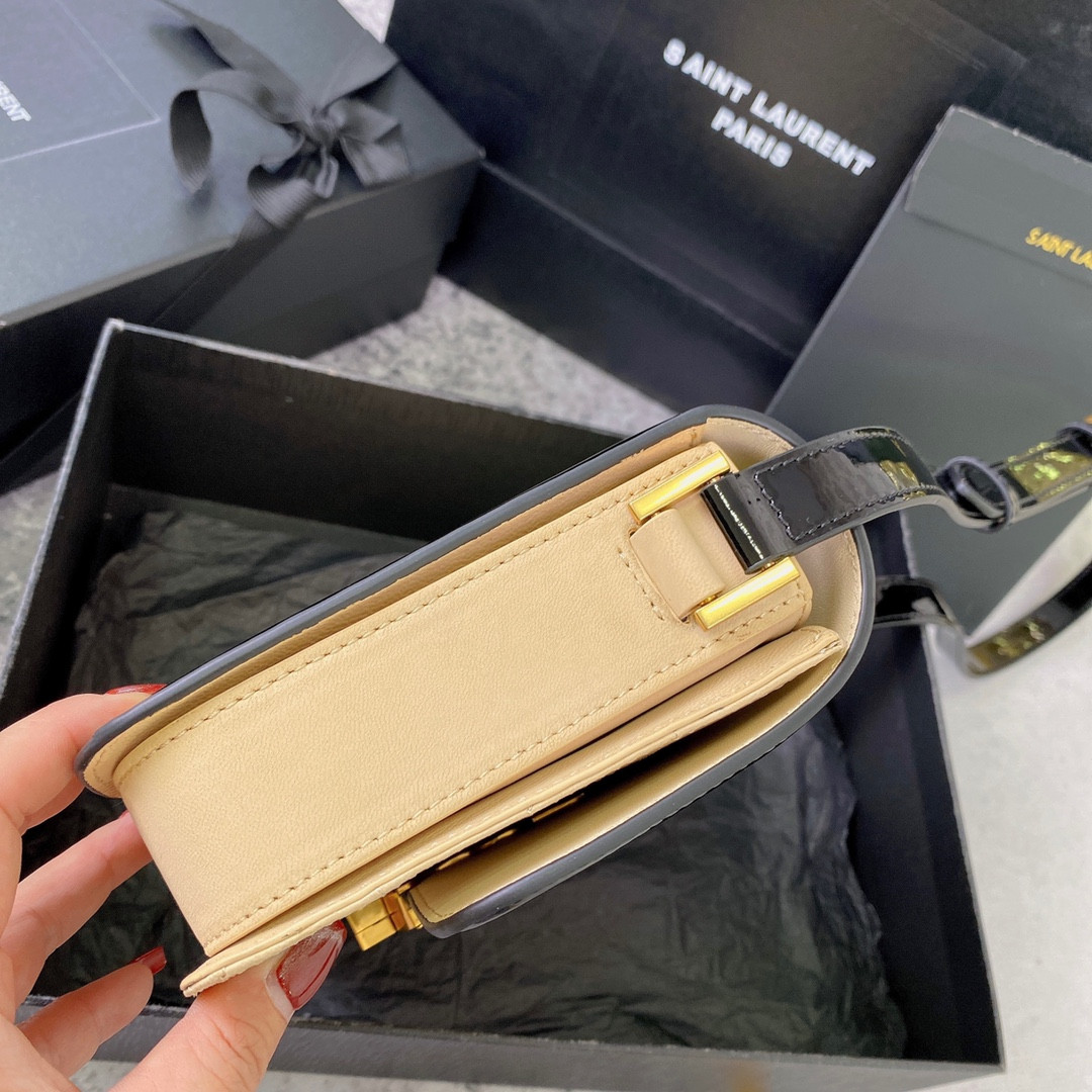 YSL SOLFERINO MEDIUM SATCHEL IN BOX SAINT LAURENT 9.1 X 6.3 X 2.4 INCHES - Image 7
