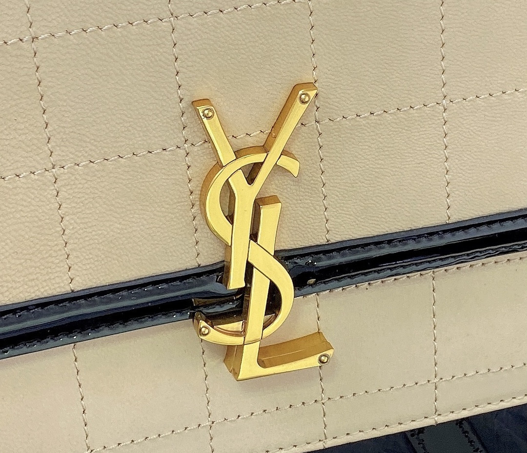 YSL SOLFERINO MEDIUM SATCHEL IN BOX SAINT LAURENT 9.1 X 6.3 X 2.4 INCHES - Image 11
