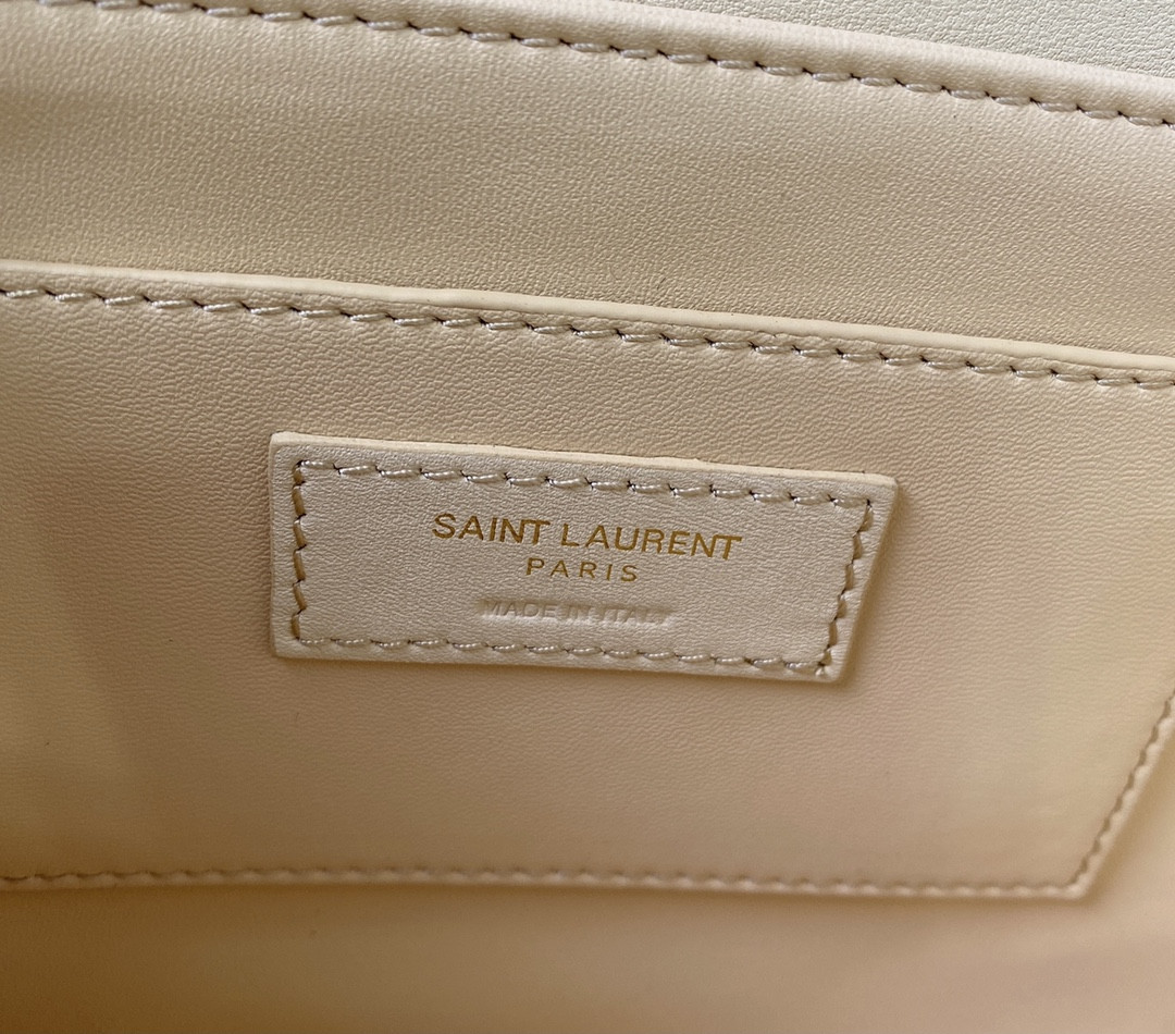 YSL SOLFERINO MEDIUM SATCHEL IN BOX SAINT LAURENT 9.1 X 6.3 X 2.4 INCHES - Image 14