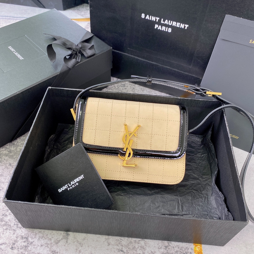 YSL SOLFERINO SMALL SATCHEL IN BOX SAINT LAURENT 7.4 X 5.1 X 1.9 INCHES - Image 2