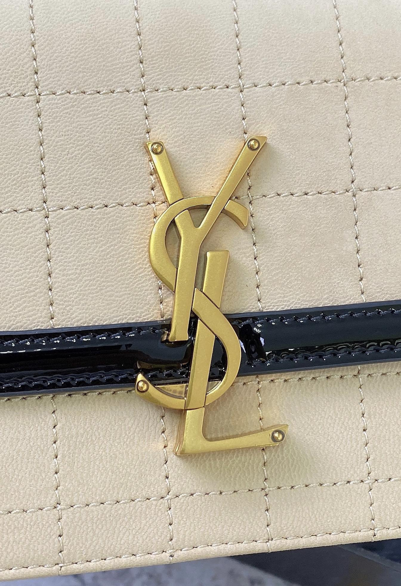 YSL SOLFERINO SMALL SATCHEL IN BOX SAINT LAURENT 7.4 X 5.1 X 1.9 INCHES - Image 5