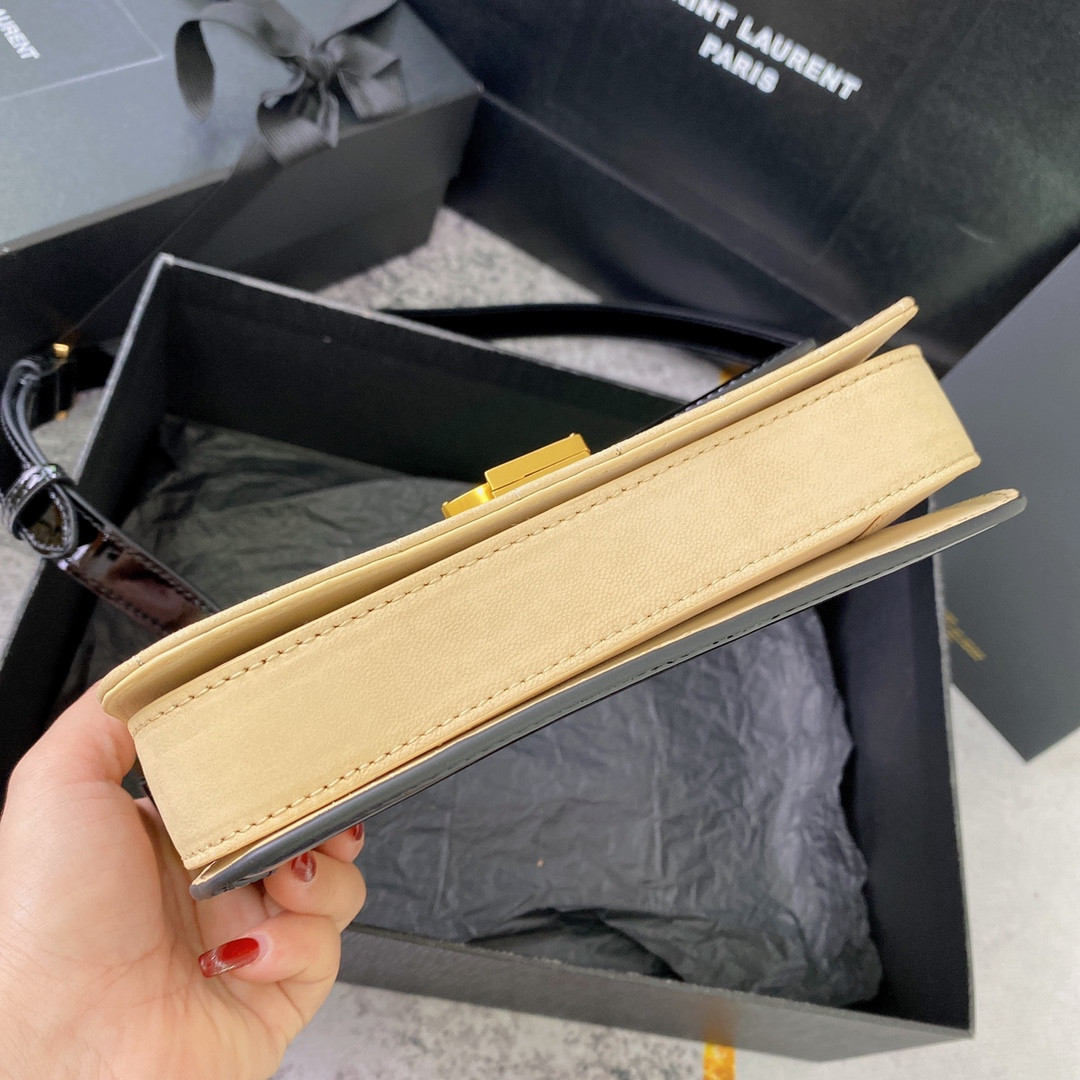 YSL SOLFERINO SMALL SATCHEL IN BOX SAINT LAURENT 7.4 X 5.1 X 1.9 INCHES - Image 6