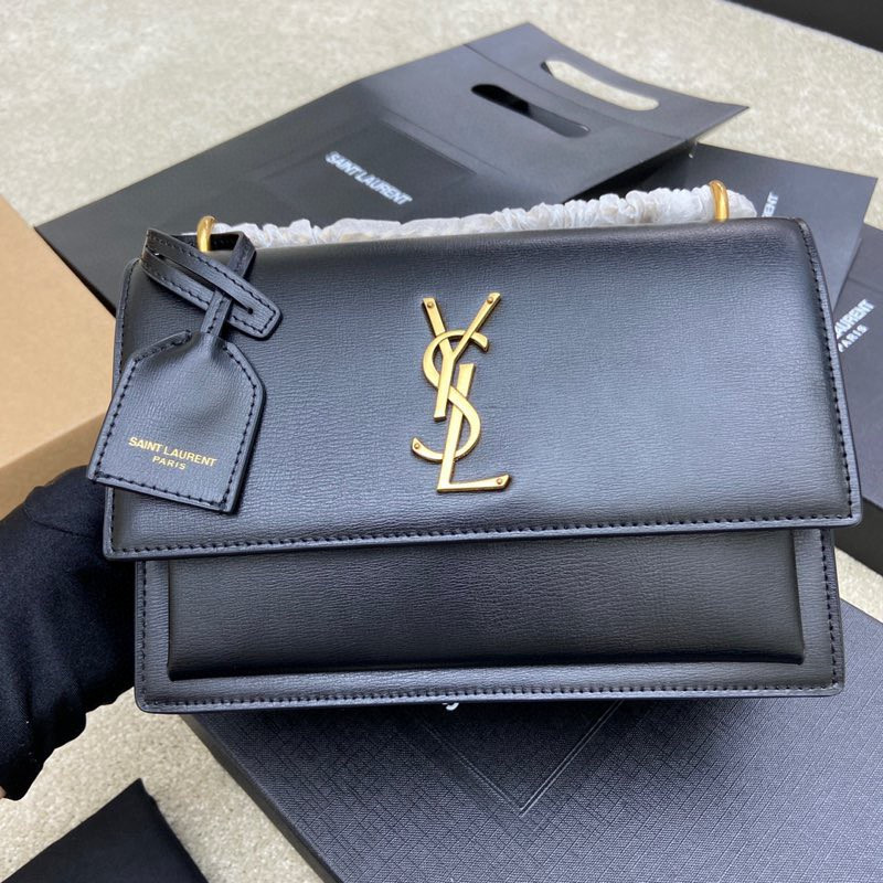 YSL SUNSET MEDIUM IN COATED-BARK LEATHER (22*16*6.5cm) - Image 2