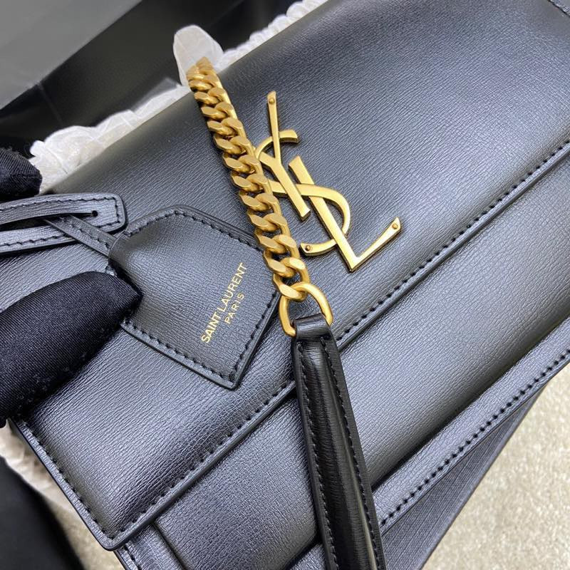 YSL SUNSET MEDIUM IN COATED-BARK LEATHER (22*16*6.5cm) - Image 6