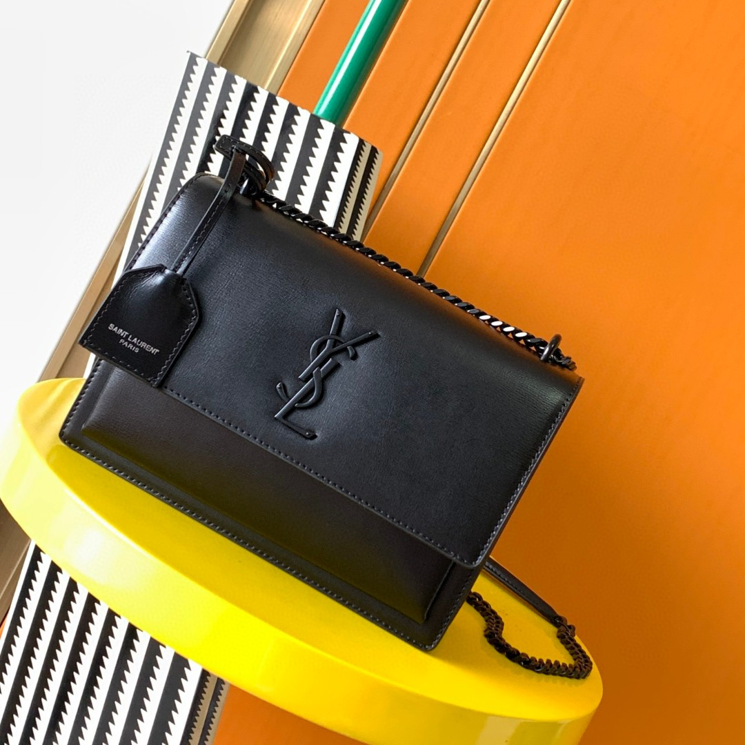 YSL SUNSET MEDIUM IN SMOOTH LEATHER (22*16*6.5cm) - Image 2