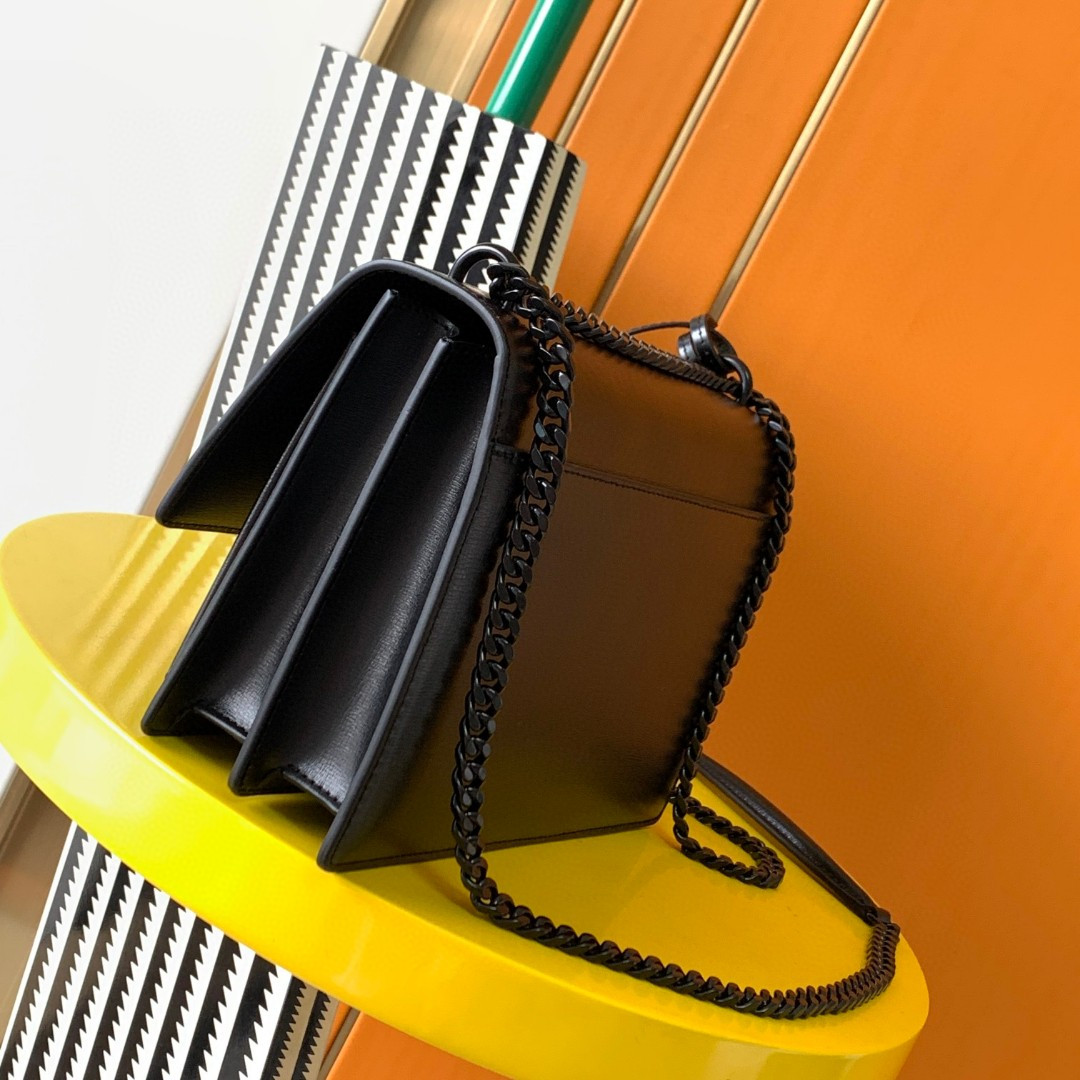 YSL SUNSET MEDIUM IN SMOOTH LEATHER (22*16*6.5cm) - Image 3