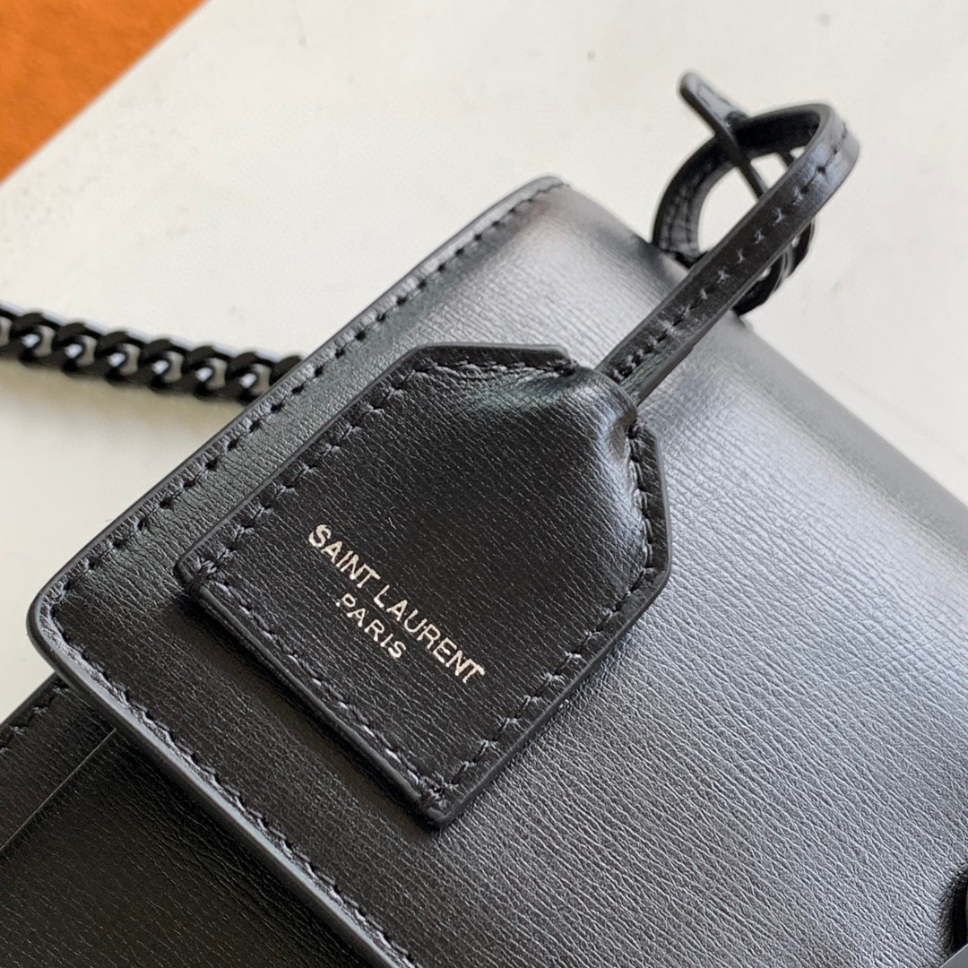 YSL SUNSET MEDIUM IN SMOOTH LEATHER (22*16*6.5cm) - Image 7