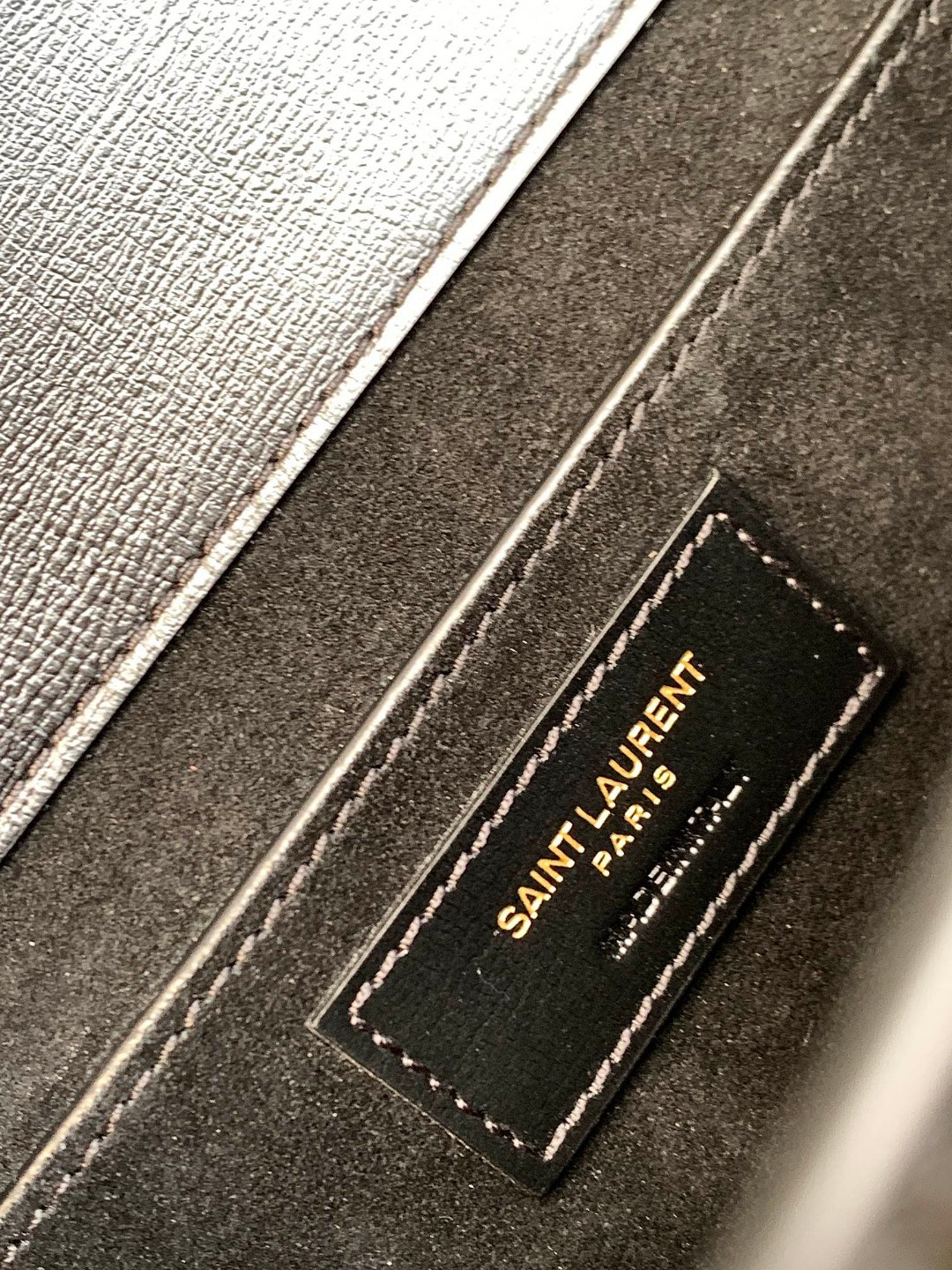 YSL SUNSET LARGE IN SMOOTH LEATHER BLACK 10.6 X 7 X 3.1 INCHES - Image 10