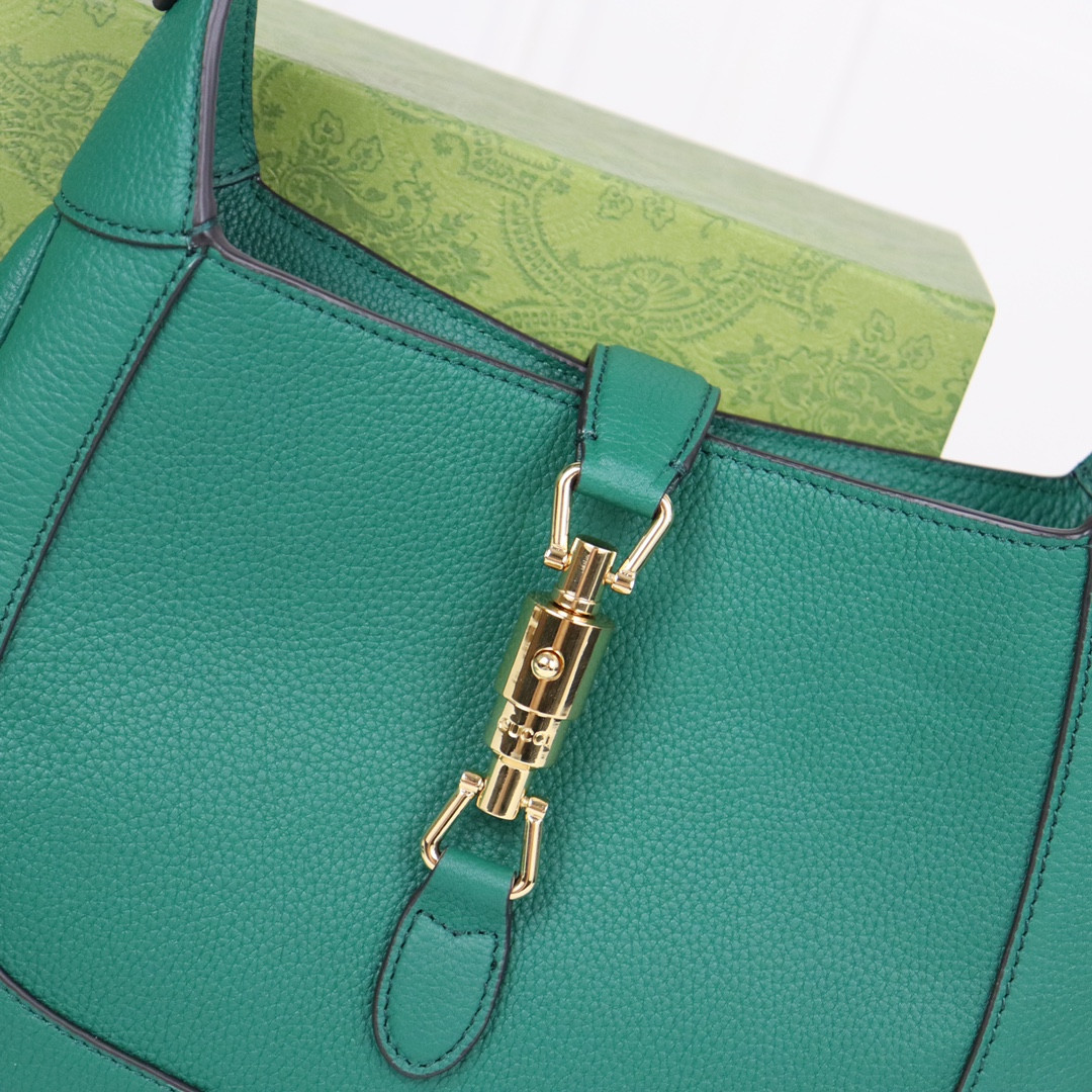 GUCCI JACKIE SMALL SHOULDER BAG Green 10.8 x 7.5 x 1.6 - Image 3