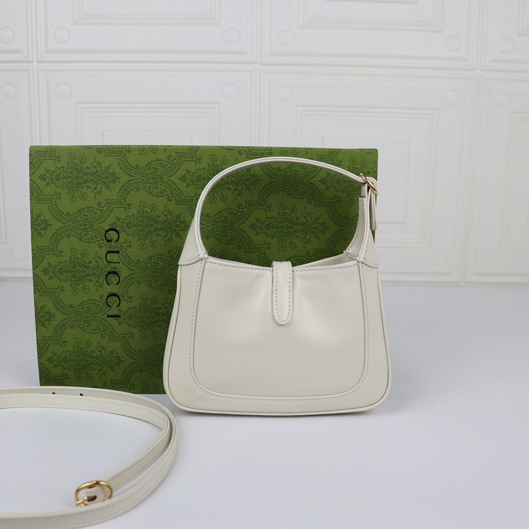 GUCCI JACKIE 1961 MINI SHOULDER BAG White 7.5 x 5.1 x 1.2 - Image 6