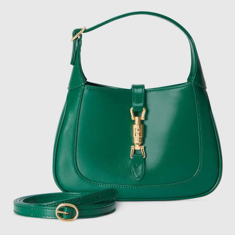 GUCCI JACKIE 1961 MINI SHOULDER BAG Green 7.5 x 5.1 x 1.2 - Image 2