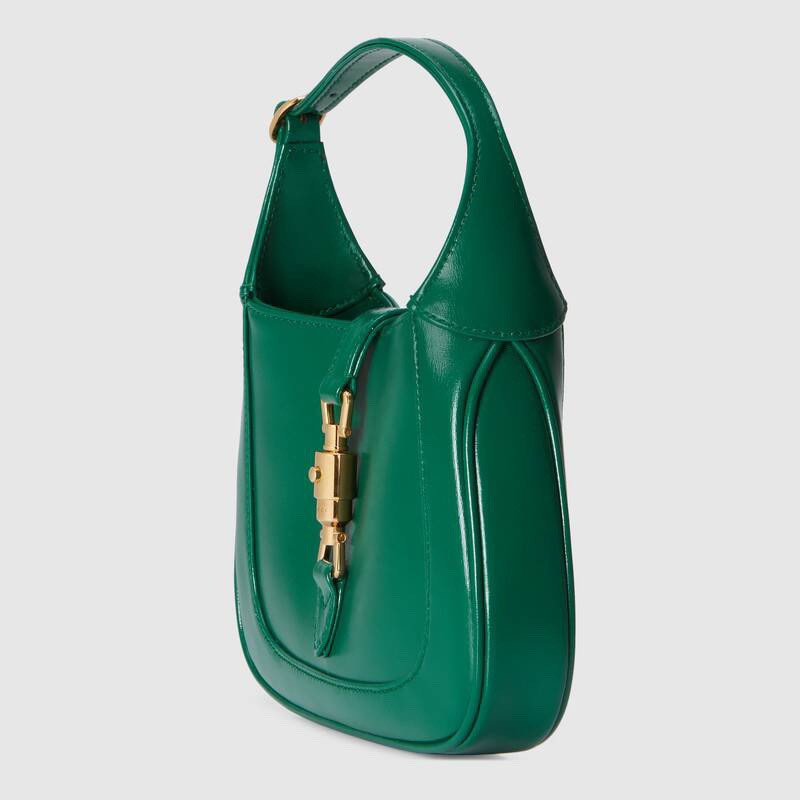 GUCCI JACKIE 1961 MINI SHOULDER BAG Green 7.5 x 5.1 x 1.2 - Image 3