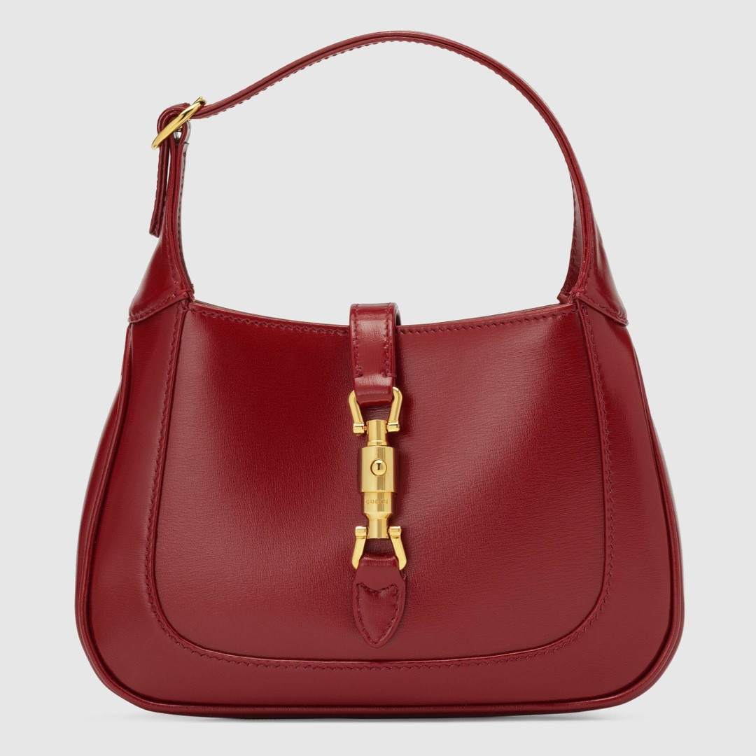 GUCCI JACKIE 1961 MINI SHOULDER BAG RED 7.5 x 5.1 x 1.2 - Image 2