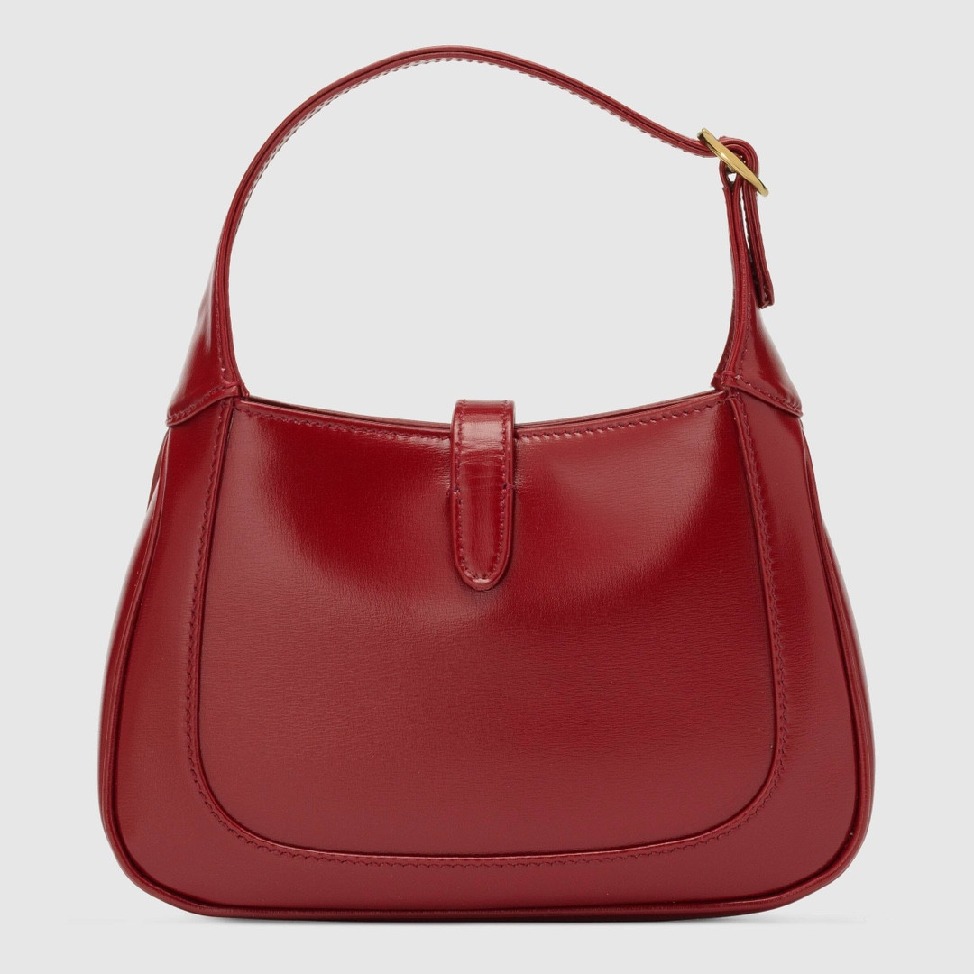 GUCCI JACKIE 1961 MINI SHOULDER BAG RED 7.5 x 5.1 x 1.2 - Image 3
