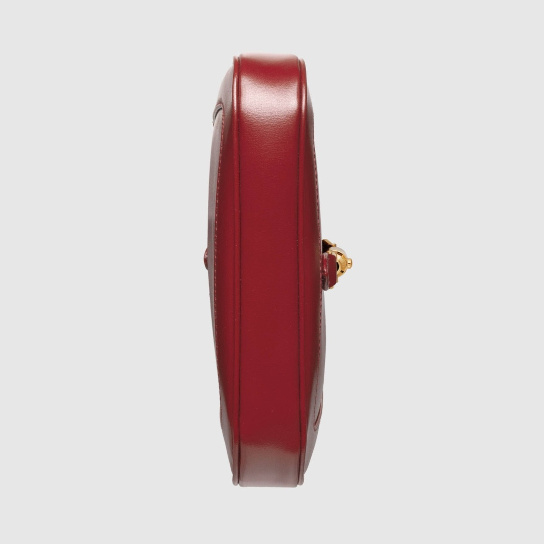 GUCCI JACKIE 1961 MINI SHOULDER BAG RED 7.5 x 5.1 x 1.2 - Image 6