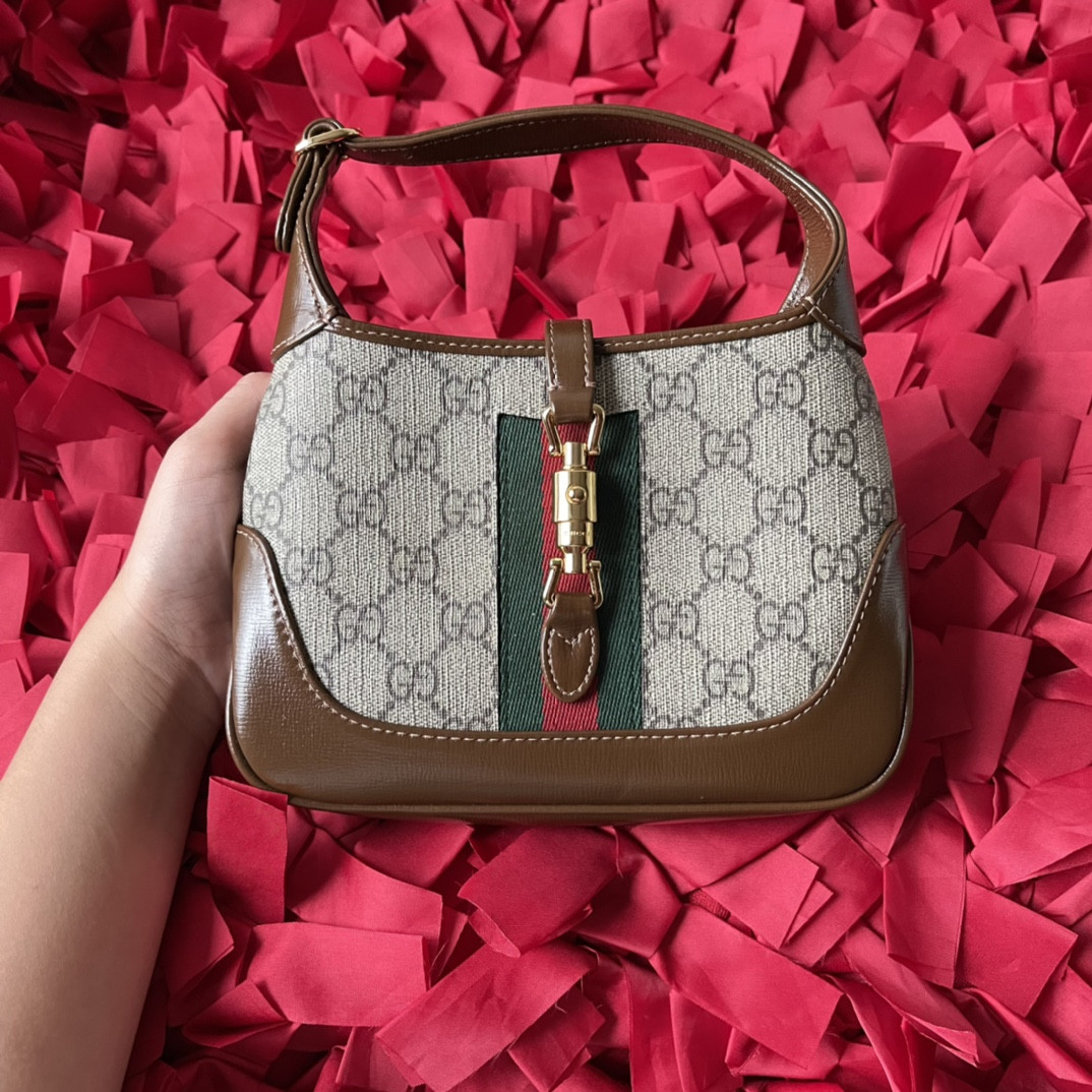 GUCCI JACKIE 1961 MINI SHOULDER BAG 7.5 x 5.1 x 1.2 - Image 2
