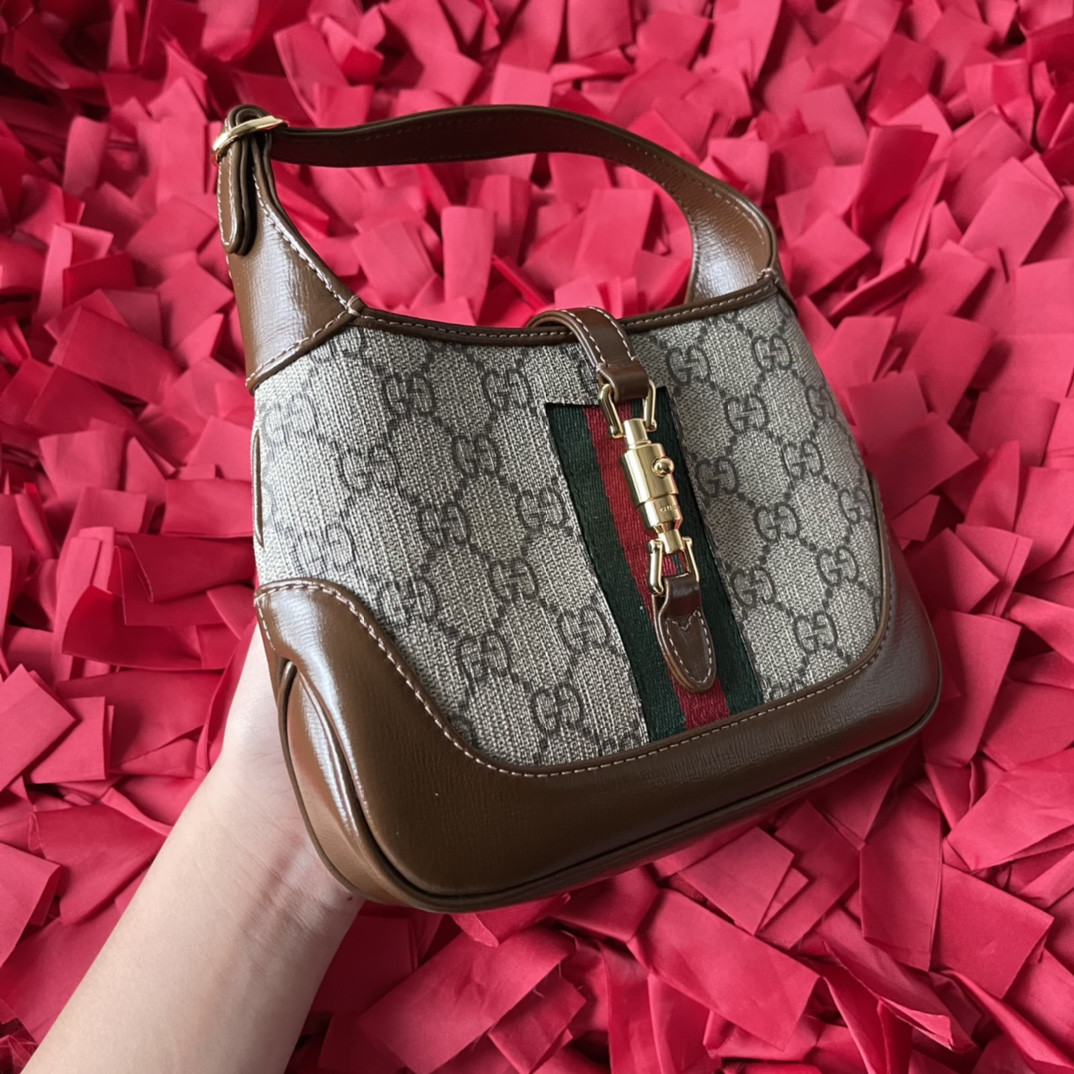 GUCCI JACKIE 1961 MINI SHOULDER BAG 7.5 x 5.1 x 1.2 - Image 3