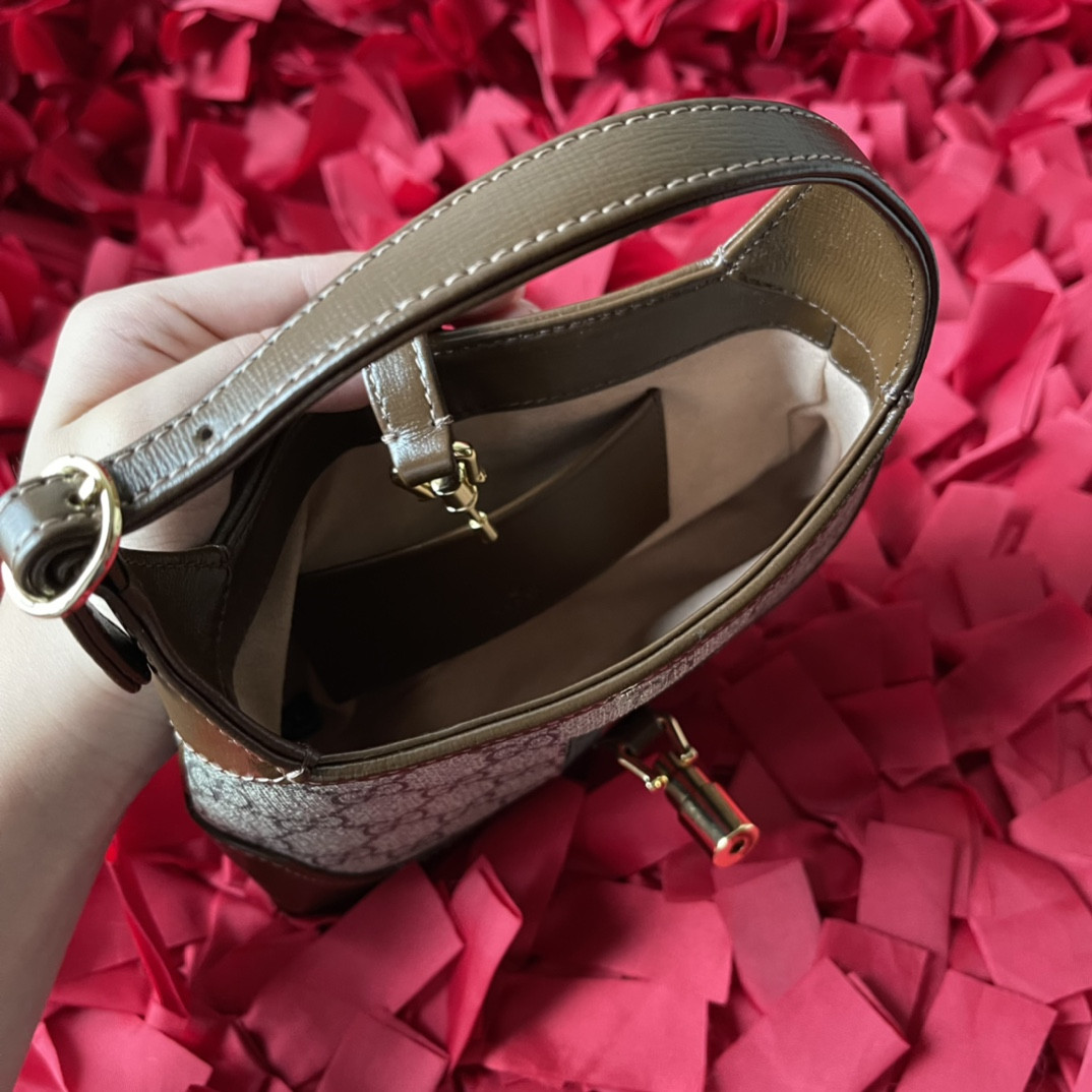 GUCCI JACKIE 1961 MINI SHOULDER BAG 7.5 x 5.1 x 1.2 - Image 6