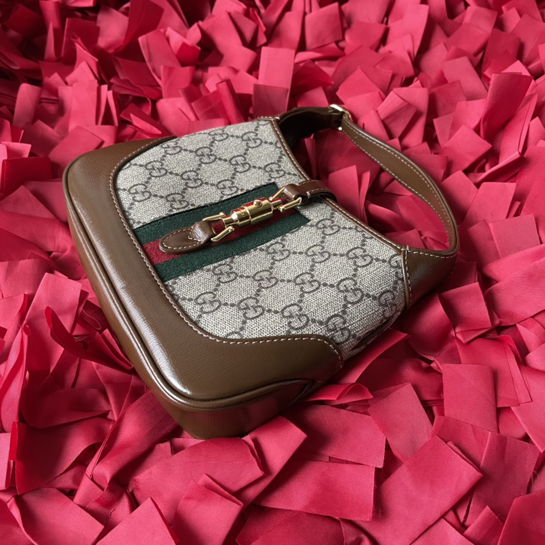 GUCCI JACKIE 1961 MINI SHOULDER BAG 7.5 x 5.1 x 1.2 - Image 8