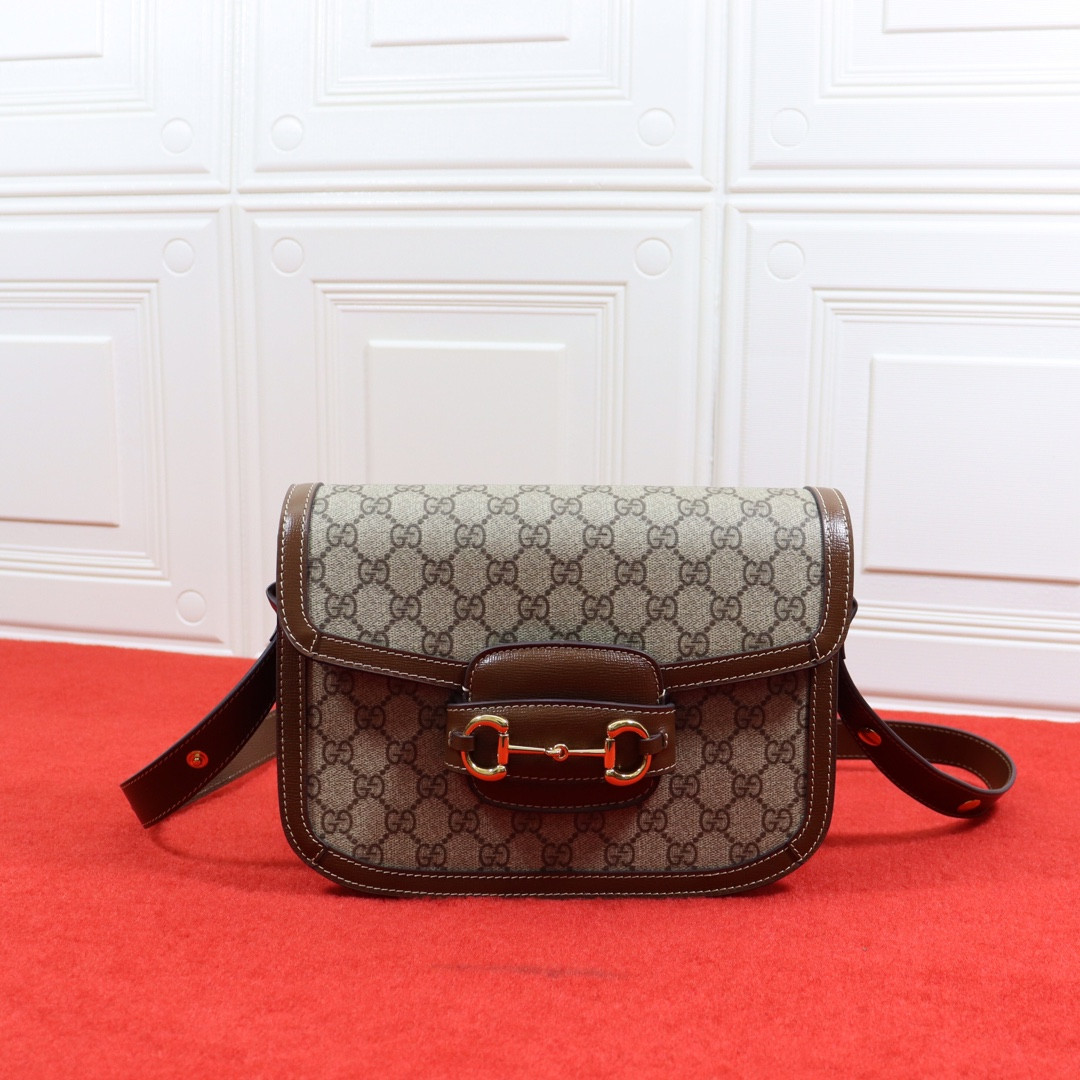 GUCCI HORSEBIT 1955 SHOULDER BAG 9.8 x 7 x 3.1 - Image 2