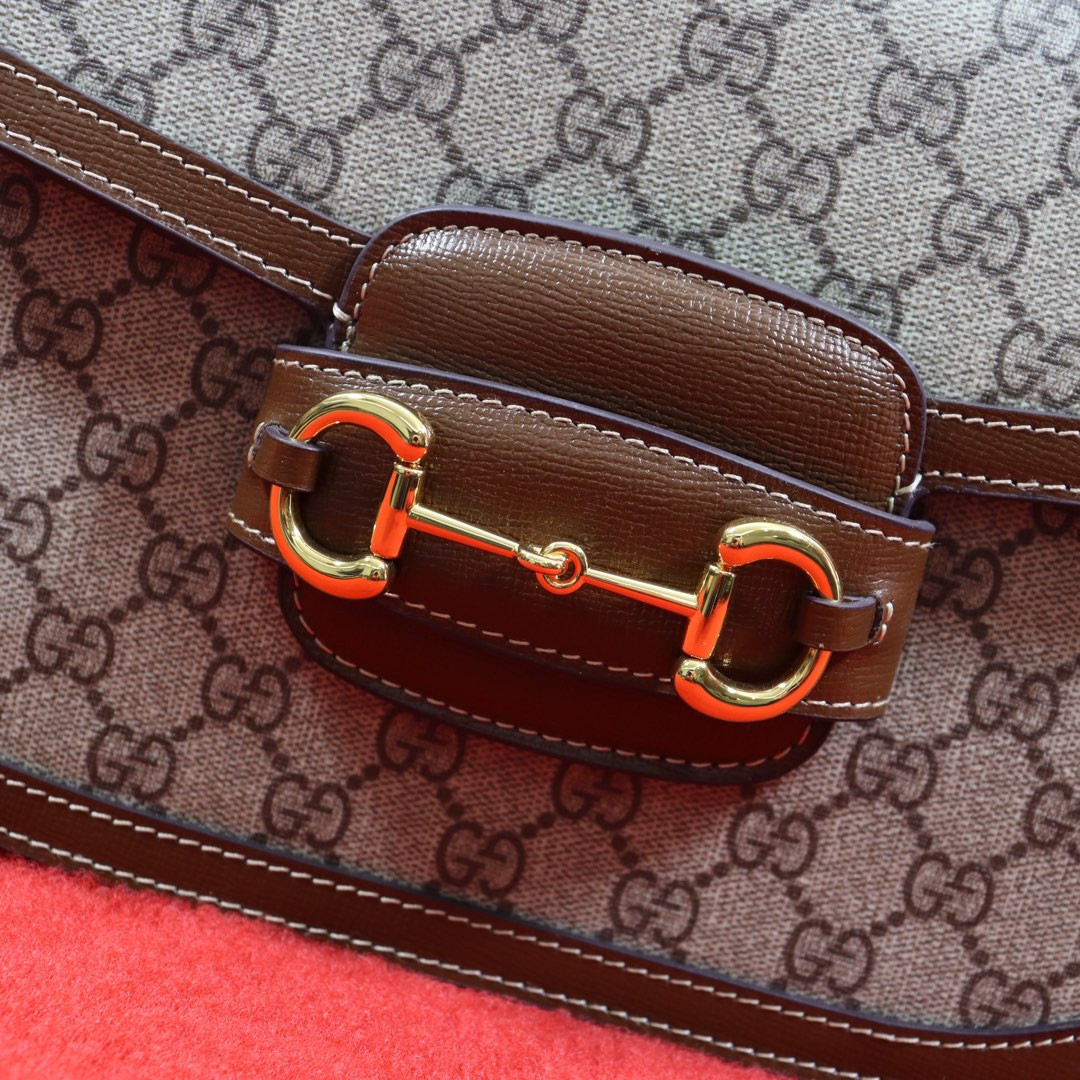 GUCCI HORSEBIT 1955 SHOULDER BAG 9.8 x 7 x 3.1 - Image 3