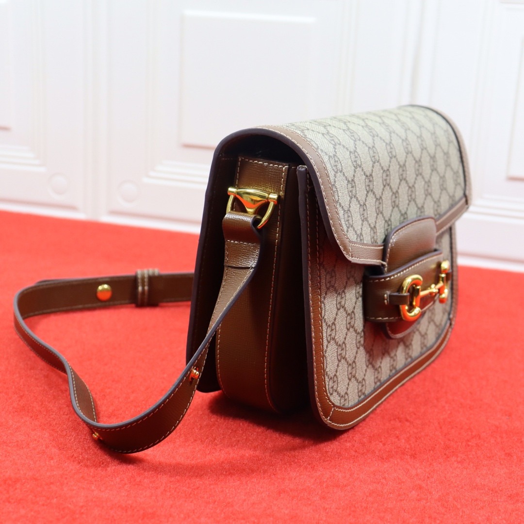 GUCCI HORSEBIT 1955 SHOULDER BAG 9.8 x 7 x 3.1 - Image 4