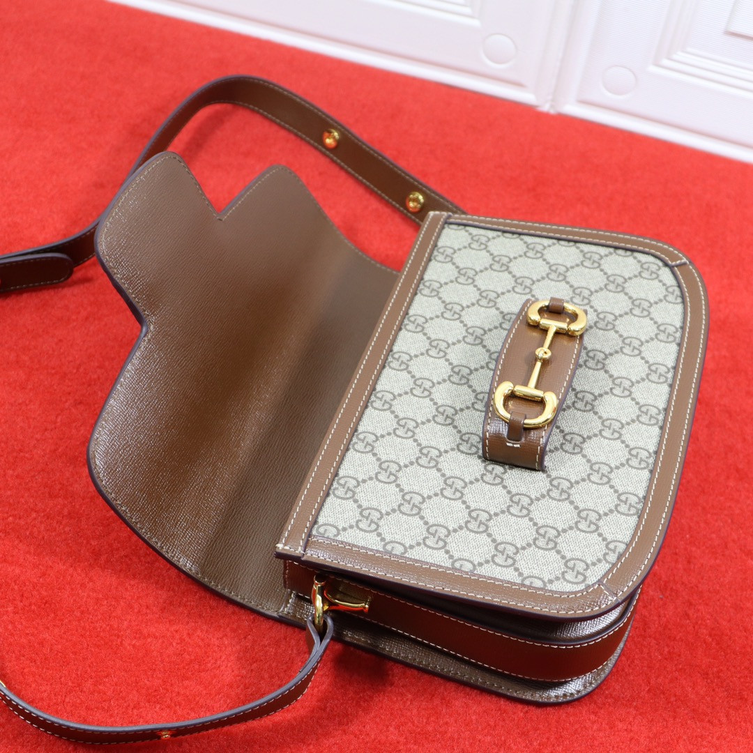 GUCCI HORSEBIT 1955 SHOULDER BAG 9.8 x 7 x 3.1 - Image 8