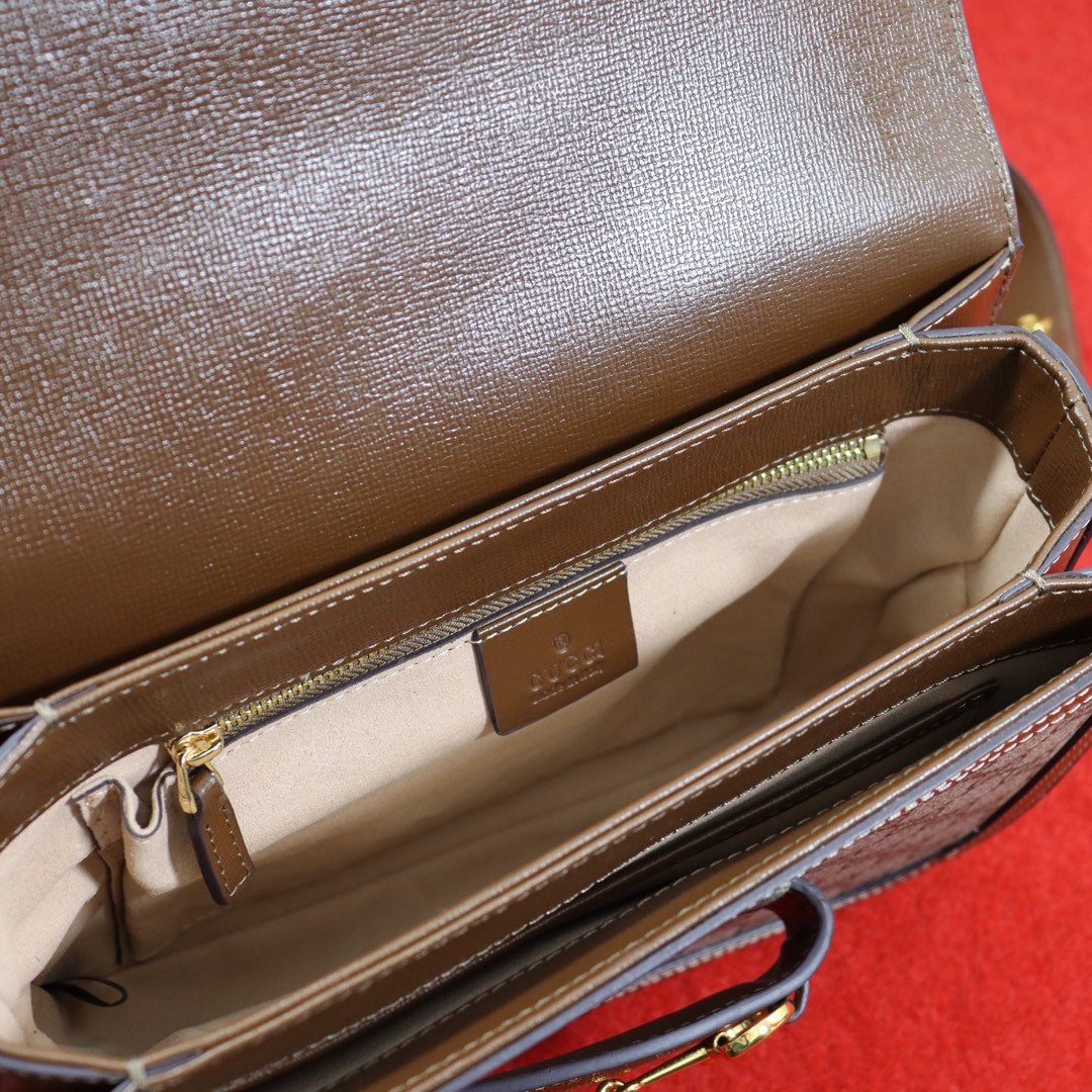 GUCCI HORSEBIT 1955 SHOULDER BAG 9.8 x 7 x 3.1 - Image 9