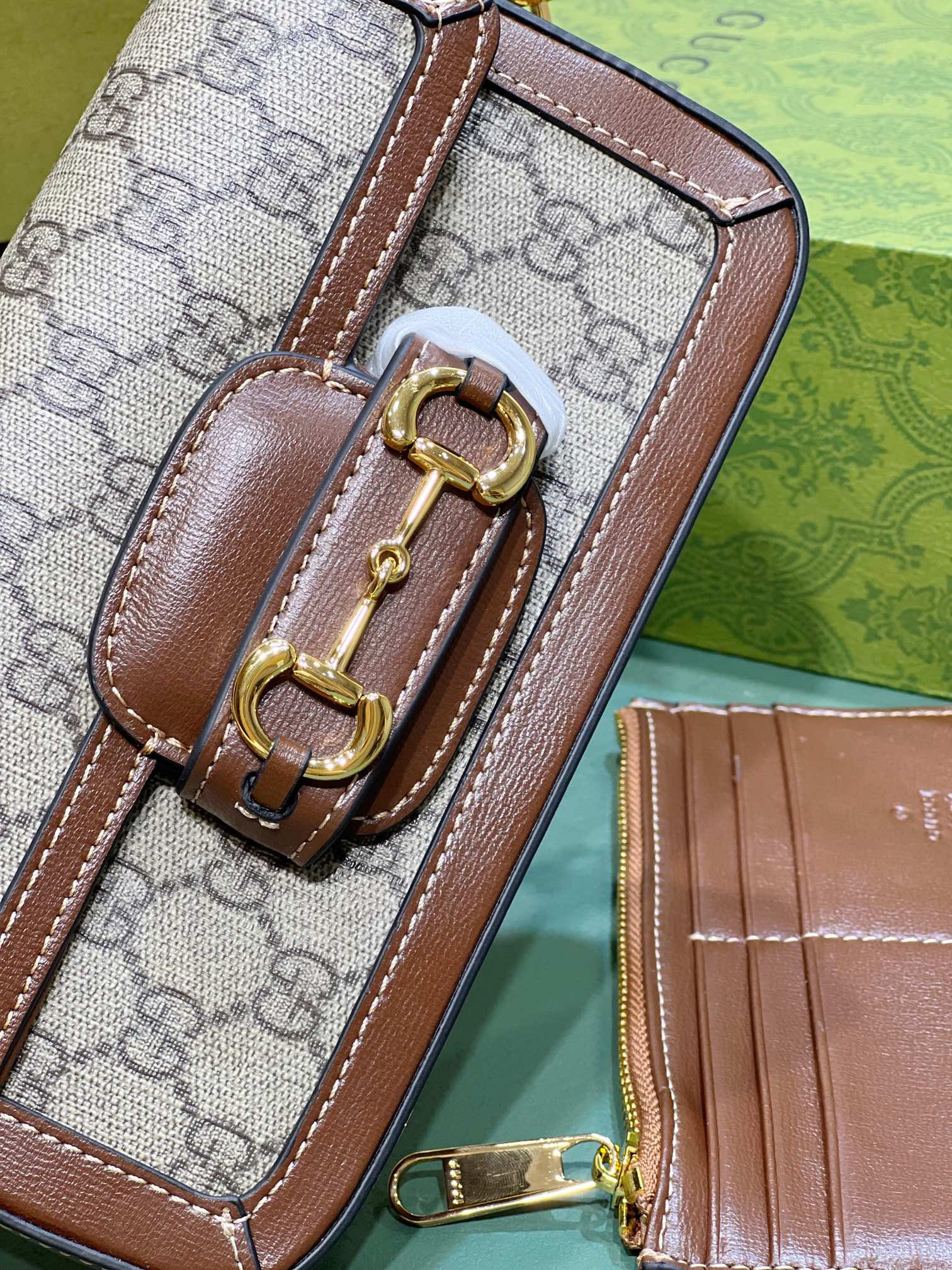GUCCI HORSEBIT 1955 MINI BAG 8.5 x 4.9 x 1.2 - Image 7