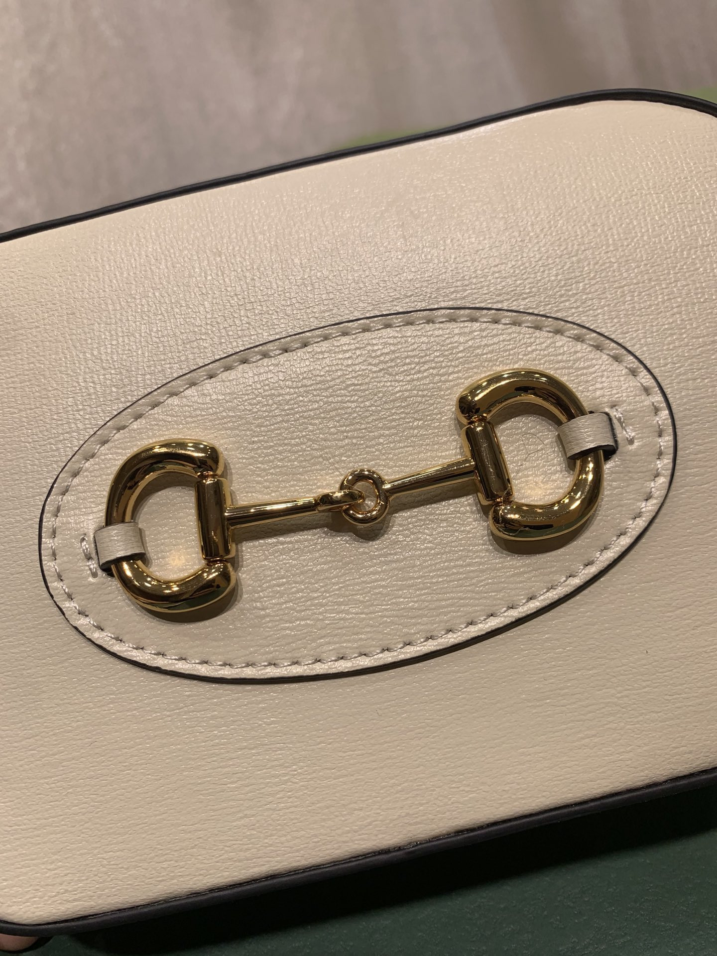 GUCCI HORSEBIT 1955 SMALL SHOULDER BAG WHITE 7.9 x 5.1 x 2.4 - Image 10