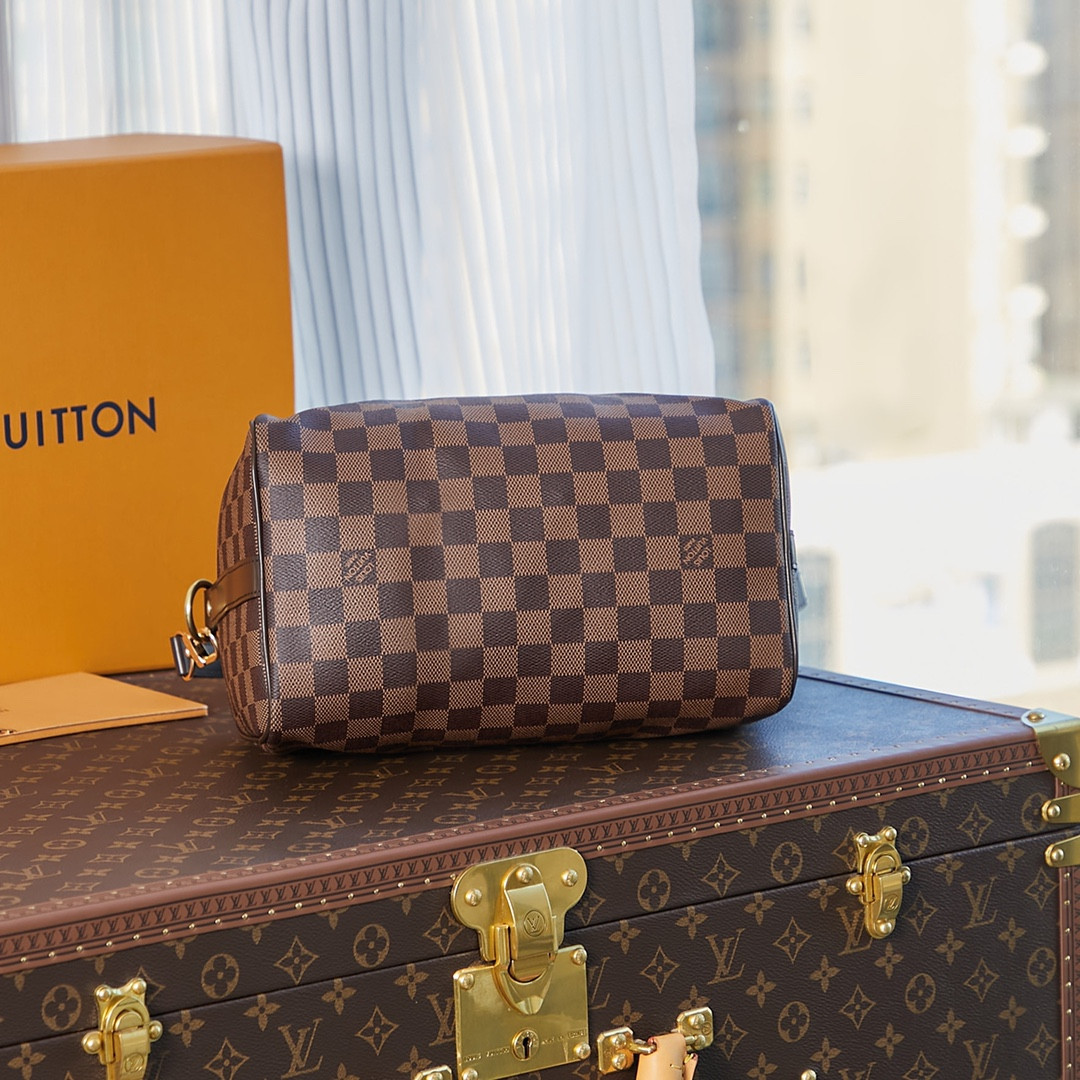 LV N41368 Speedy Bandoulière 25 9.8 x 7.5 x 5.9 inches - Image 5