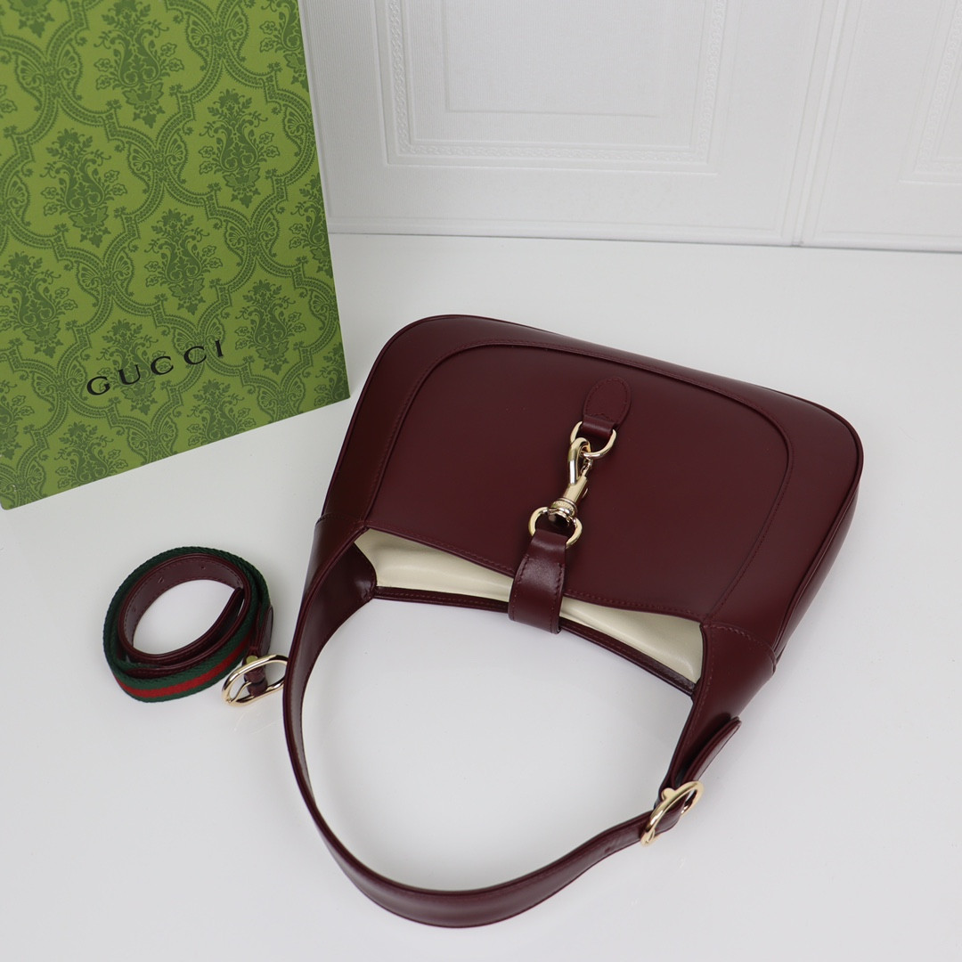 GUCCI JACKIE SMALL SHOULDER BAG 10.8 x 7.5 x 1.6 - Image 6