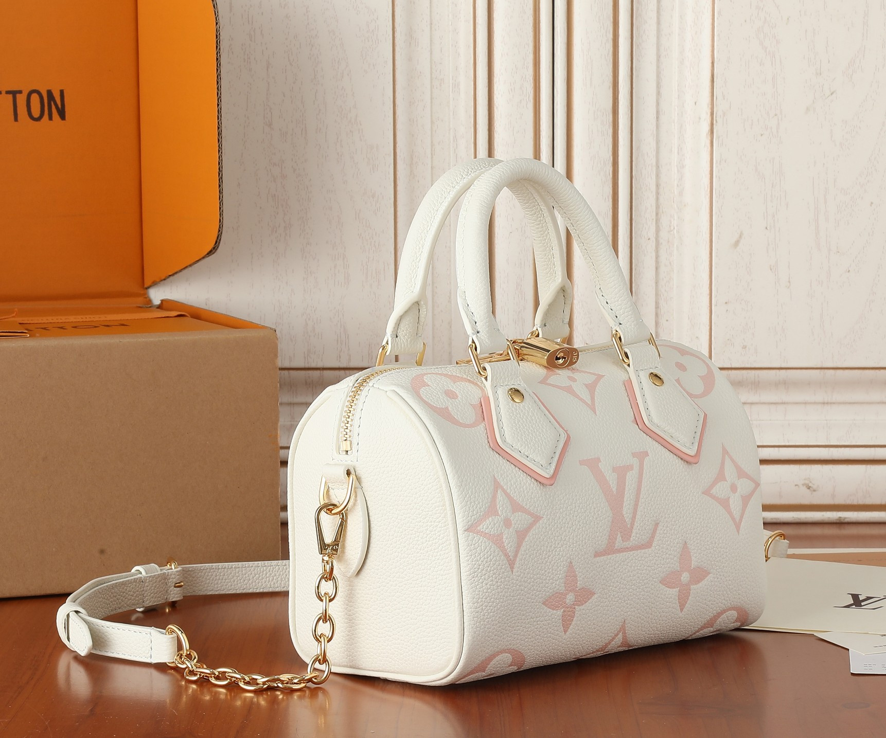 LV Speedy BANDOULIÈRE 20 M46875 8.1 x 5.3 x 4.7 inches - Image 3