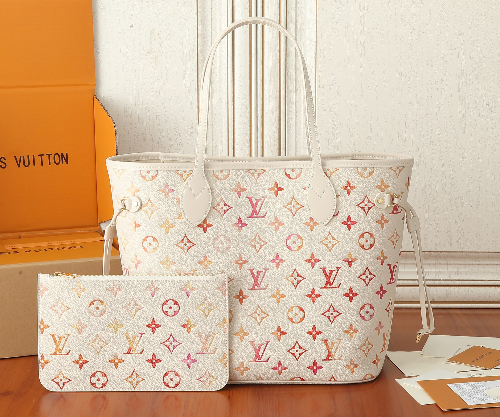 LV Neverfull MM M47080 12.2 x 11 x 5.5 in Without Box - Image 2