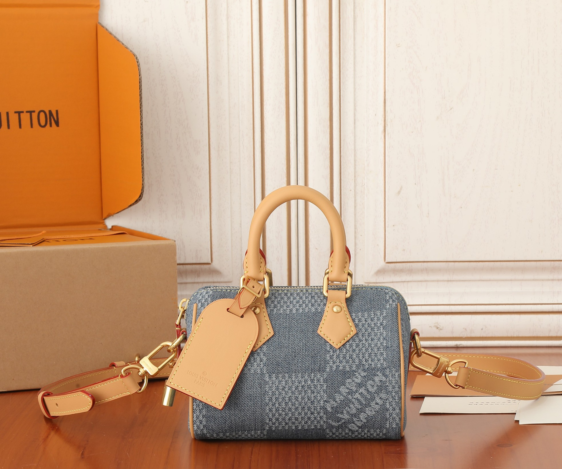 LV Speedy 18 Bandoulière N40682 7.1 x 4.7 x 3.9 inches - Image 2