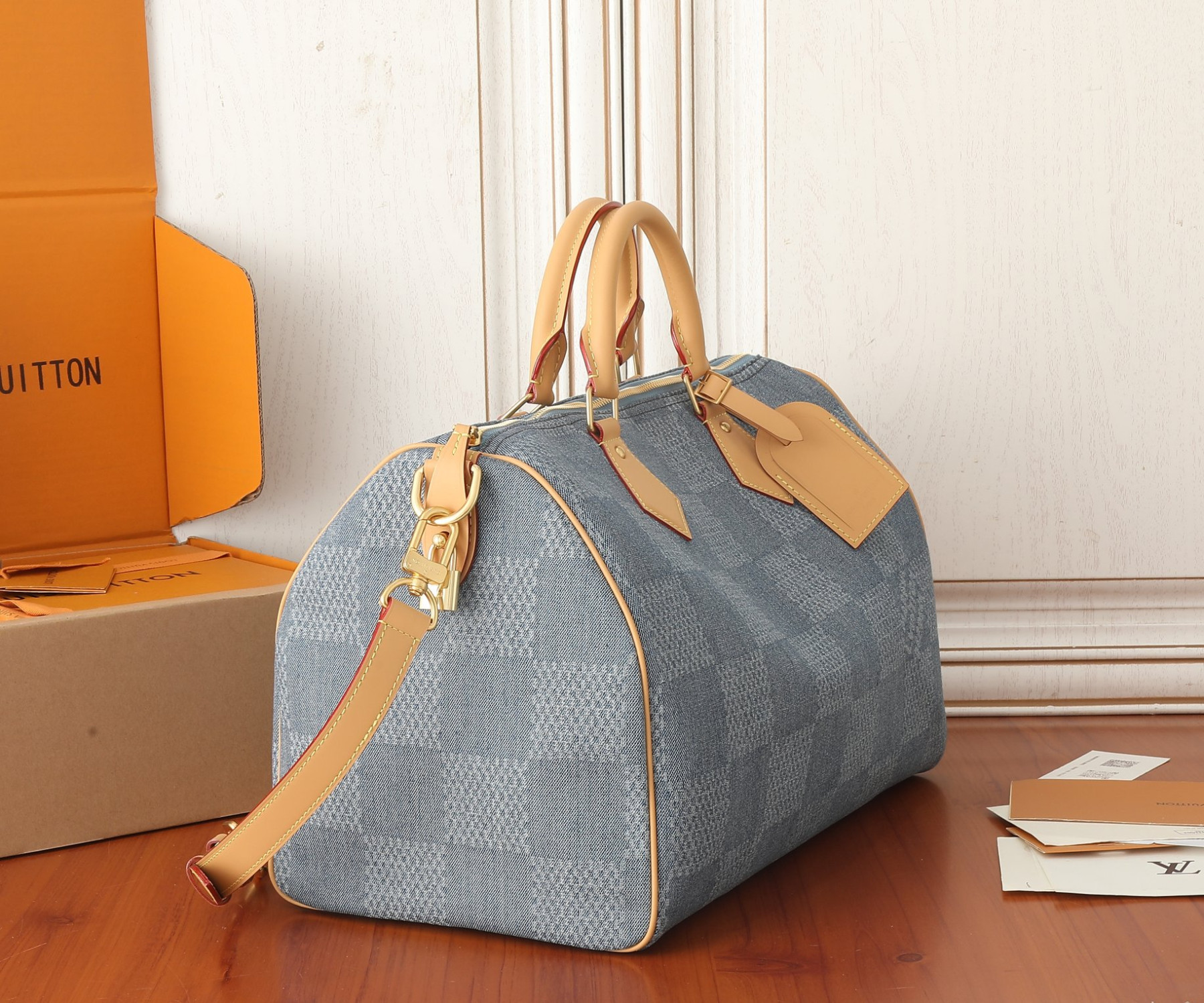 LV Speedy 40 Bandoulière N40701 15.7 x 10.2 x 9.1 inches - Image 4