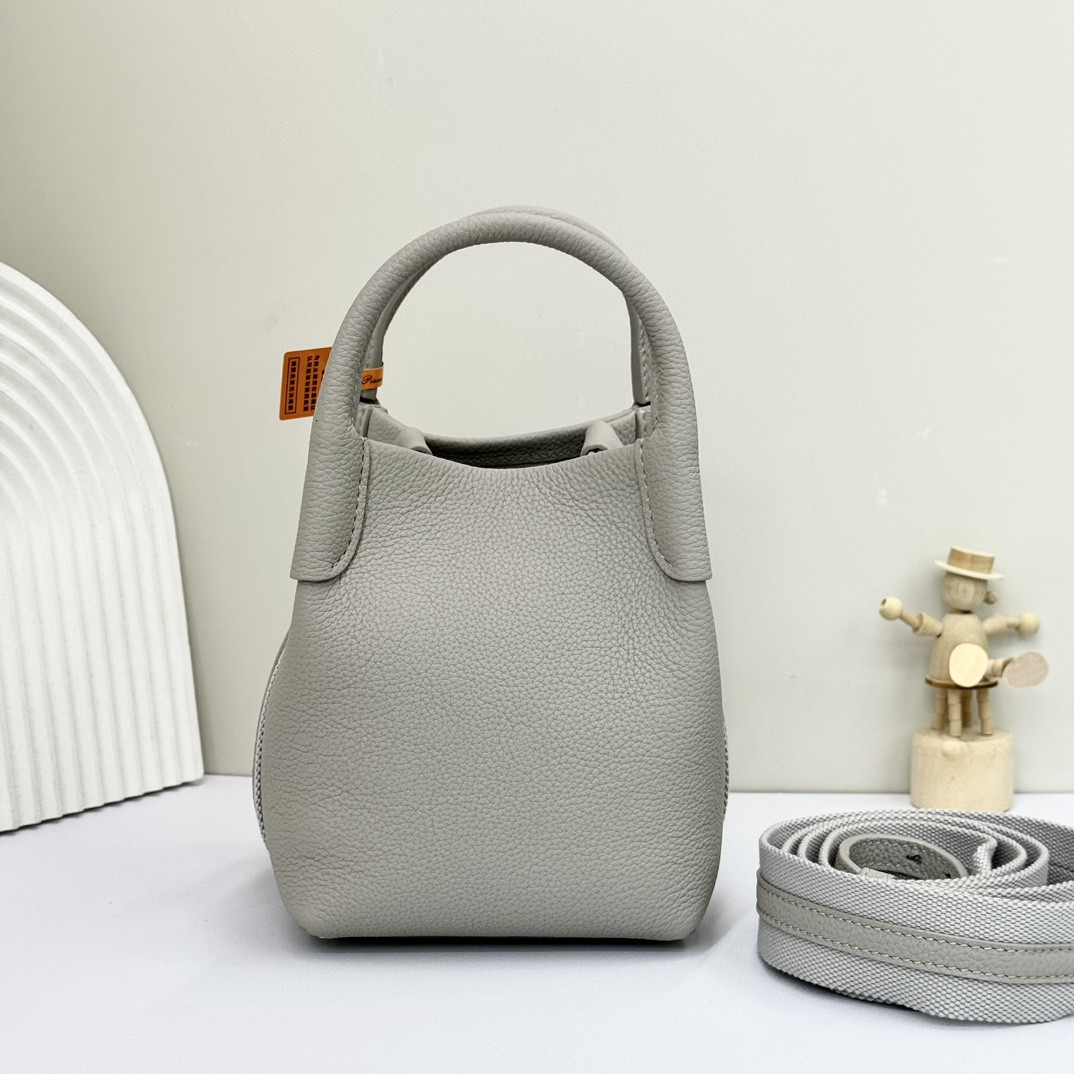 Loro Piana Micro Bale bag Grained Calfskin FAM7943 (23*16*14cm) - Image 4
