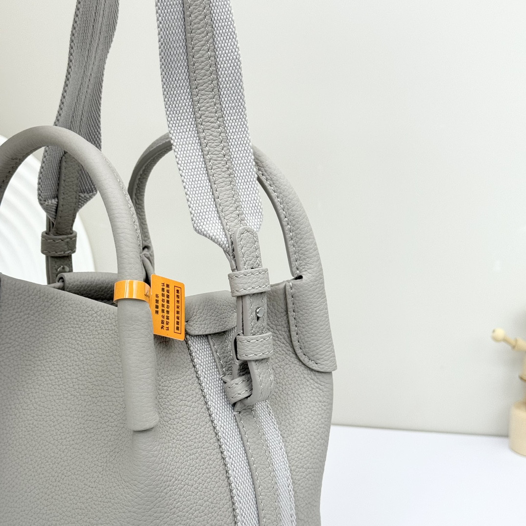 Loro Piana Micro Bale bag Grained Calfskin FAM7943 (23*16*14cm) - Image 7